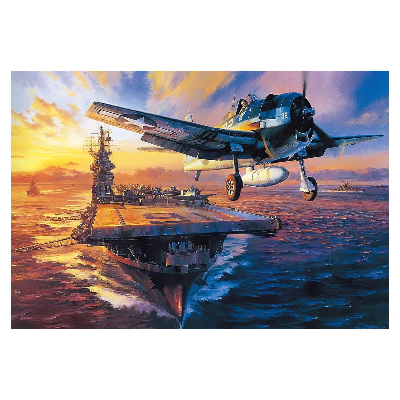 Rompecabezas de Barcos de Guerra 1000 Piezas ArathiLand 75x50cm