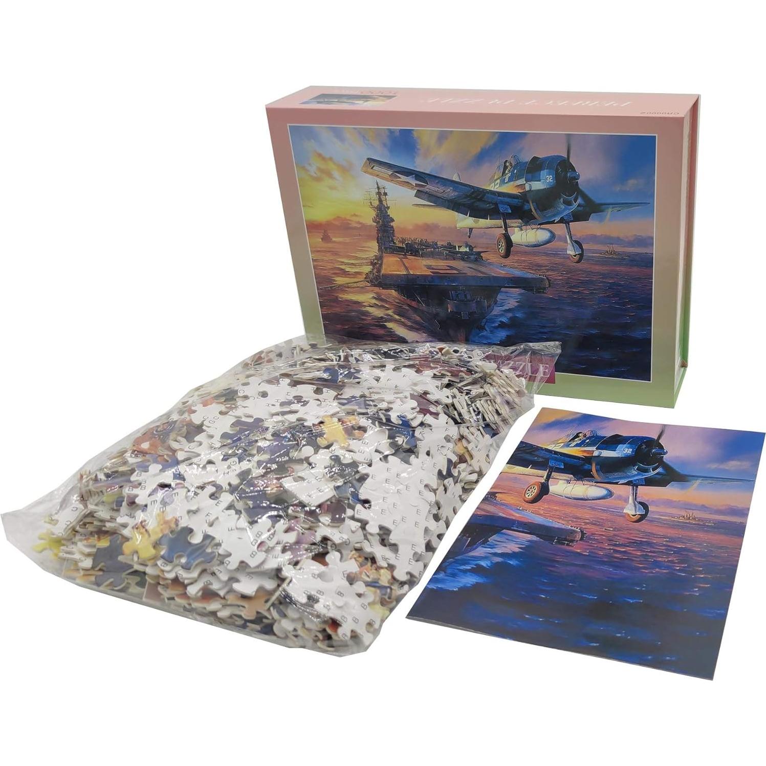 Rompecabezas de Barcos de Guerra 1000 Piezas ArathiLand 75x50cm