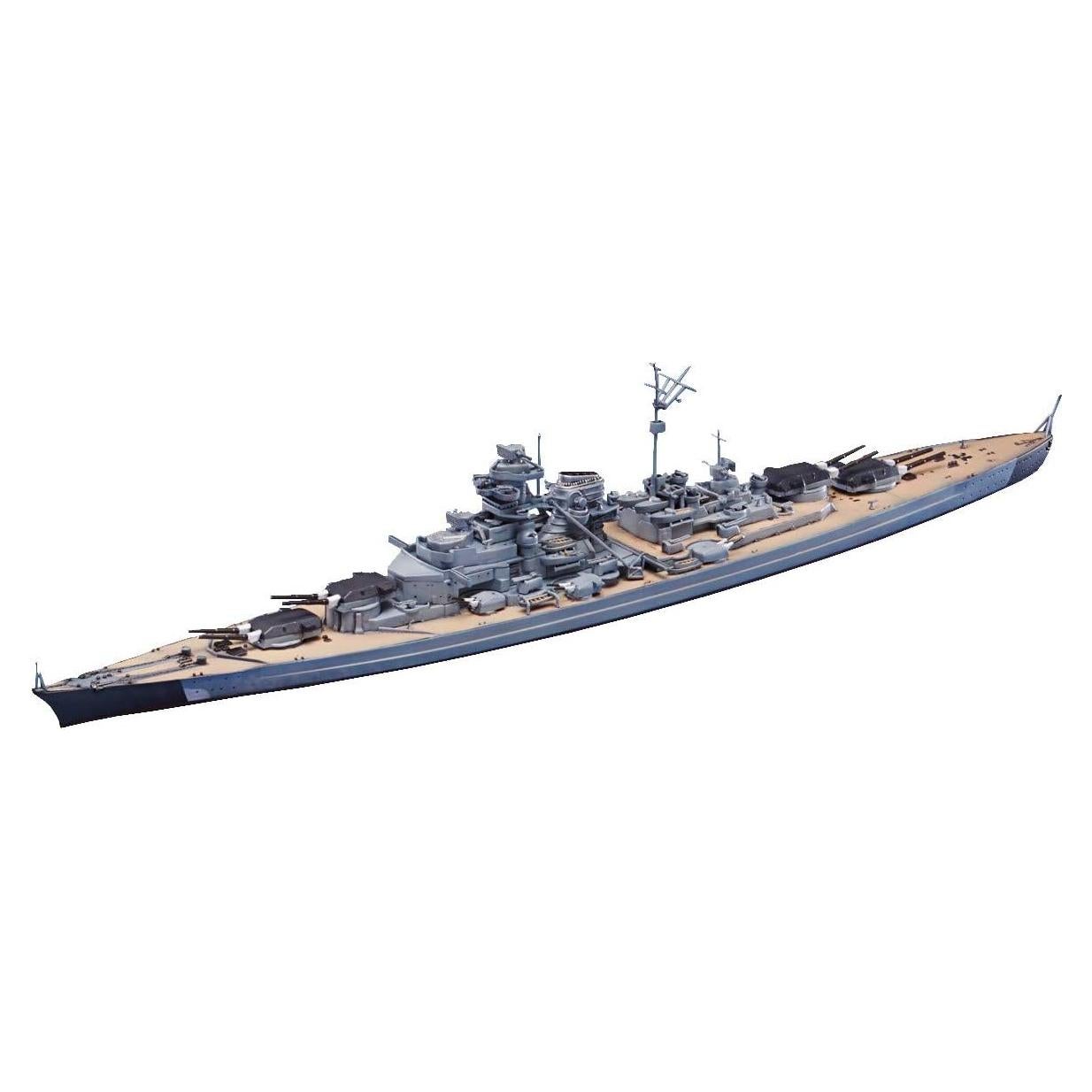 Modelo de Plástico Aoshima 1/700 Acorazado Bismarck