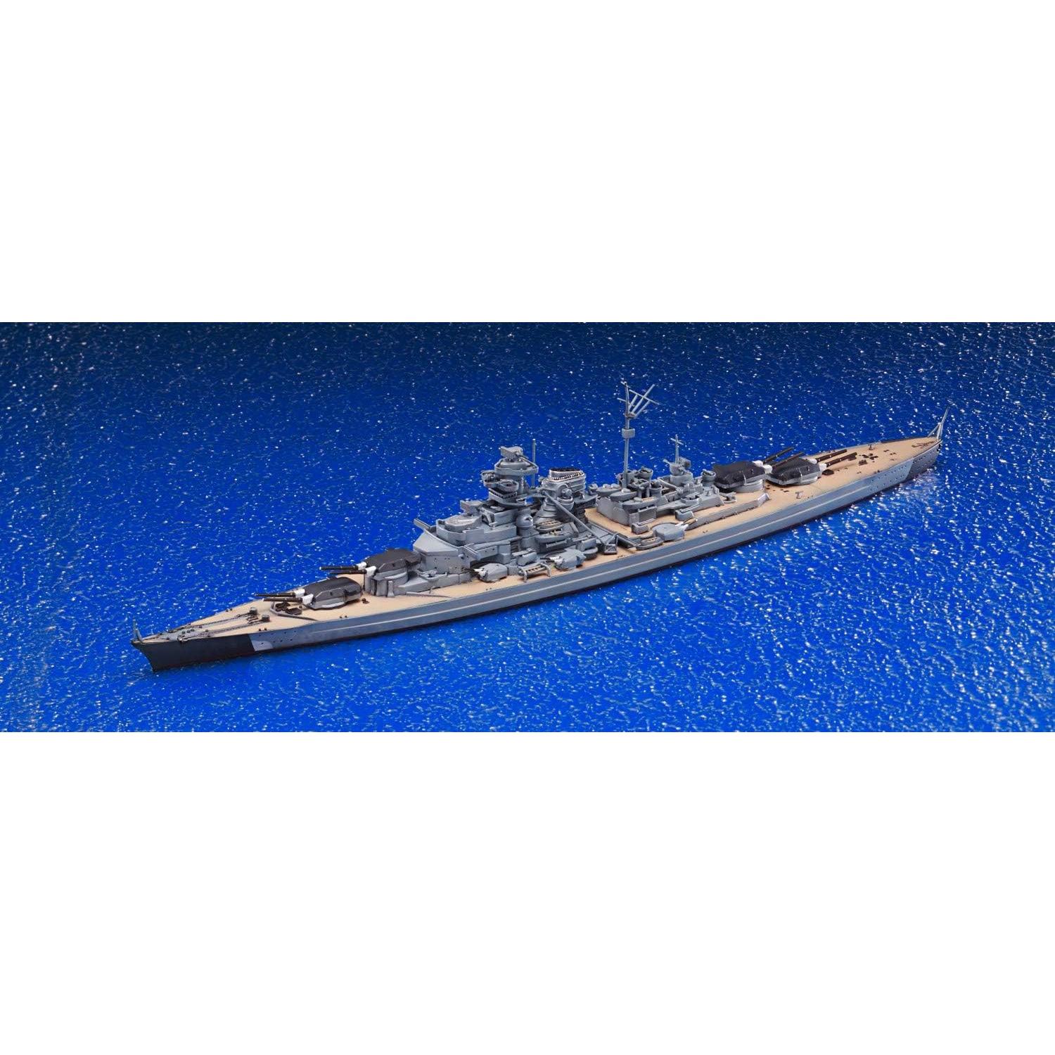 Modelo de Plástico Aoshima 1/700 Acorazado Bismarck