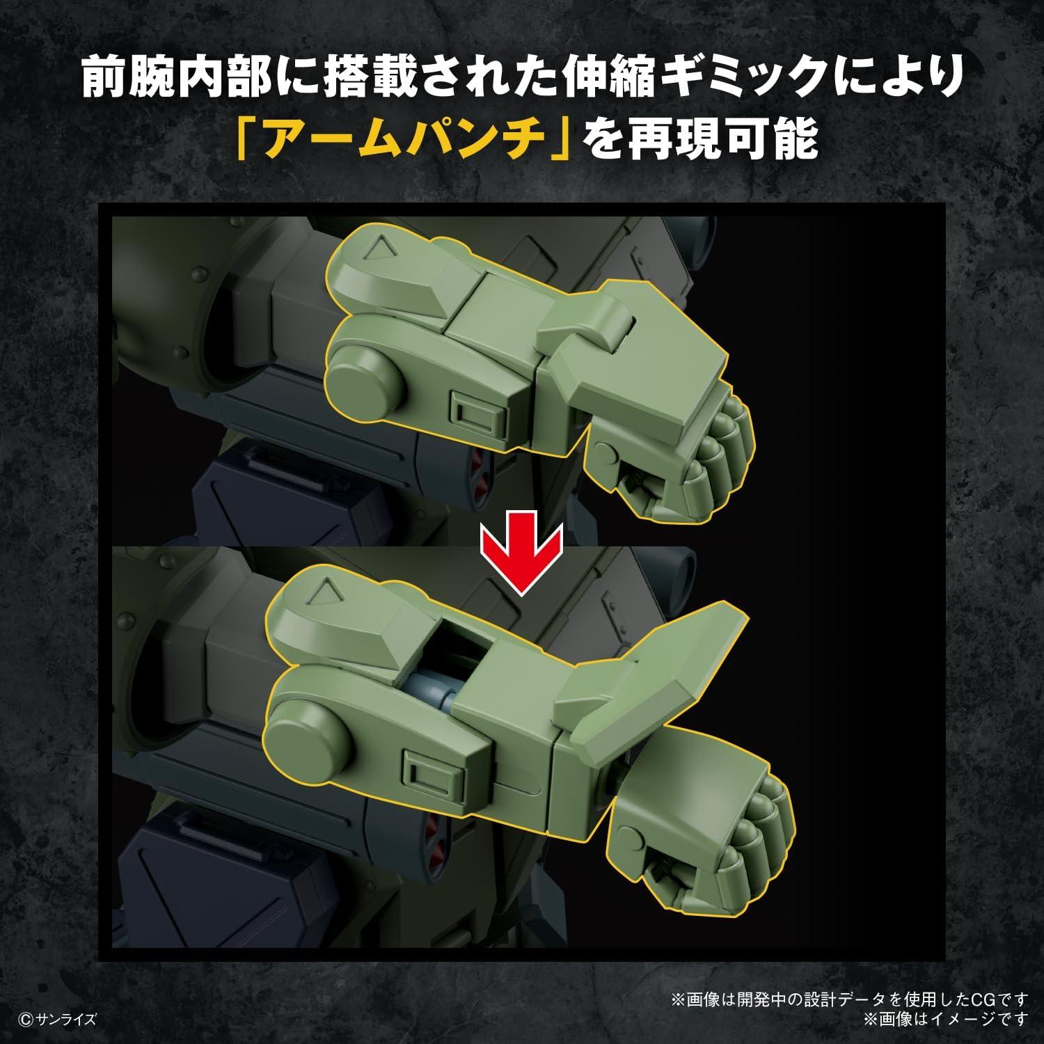 Kit de Modelo Burglarydog HG 1/72 Bandai Armored Trooper Votoms