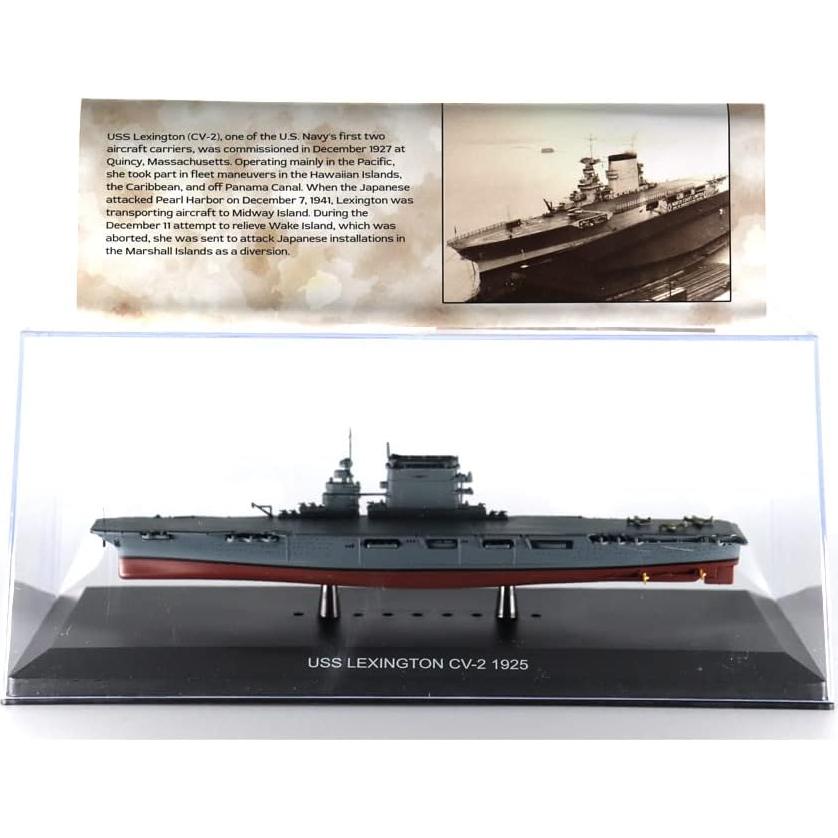 Modelo a Escala USS Lexington CV-2 1925 Motor City Classics 1:1250
