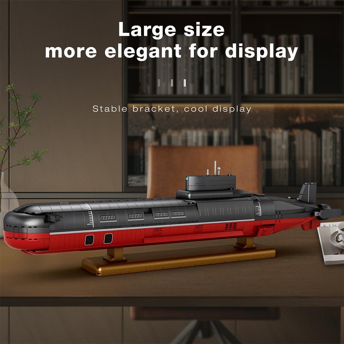 CubiMythx Submarino Nuclear 2895 Piezas Bloques de Construcción