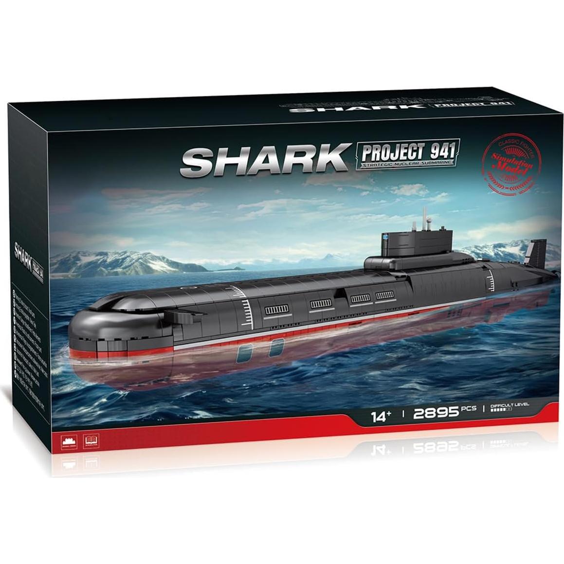 CubiMythx Submarino Nuclear 2895 Piezas Bloques de Construcción