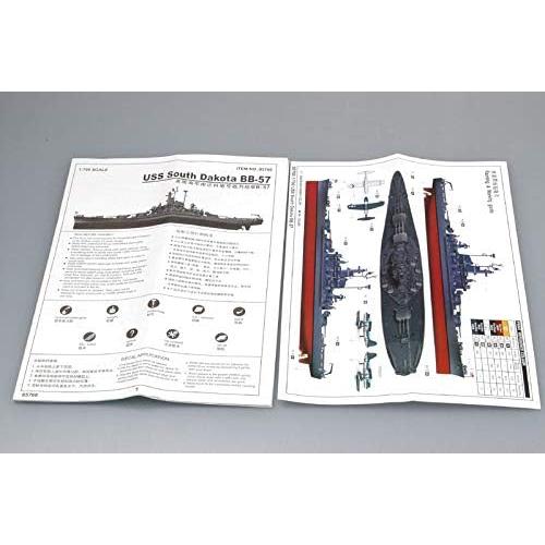 Kit de Modelo Acorazado USS South Dakota 1/700 Trumpeter