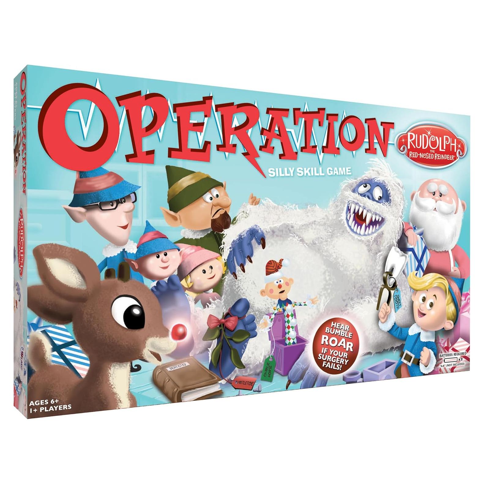 Juego de Mesa Electrónico Operación Rudolph | 12 Partes Personalizadas