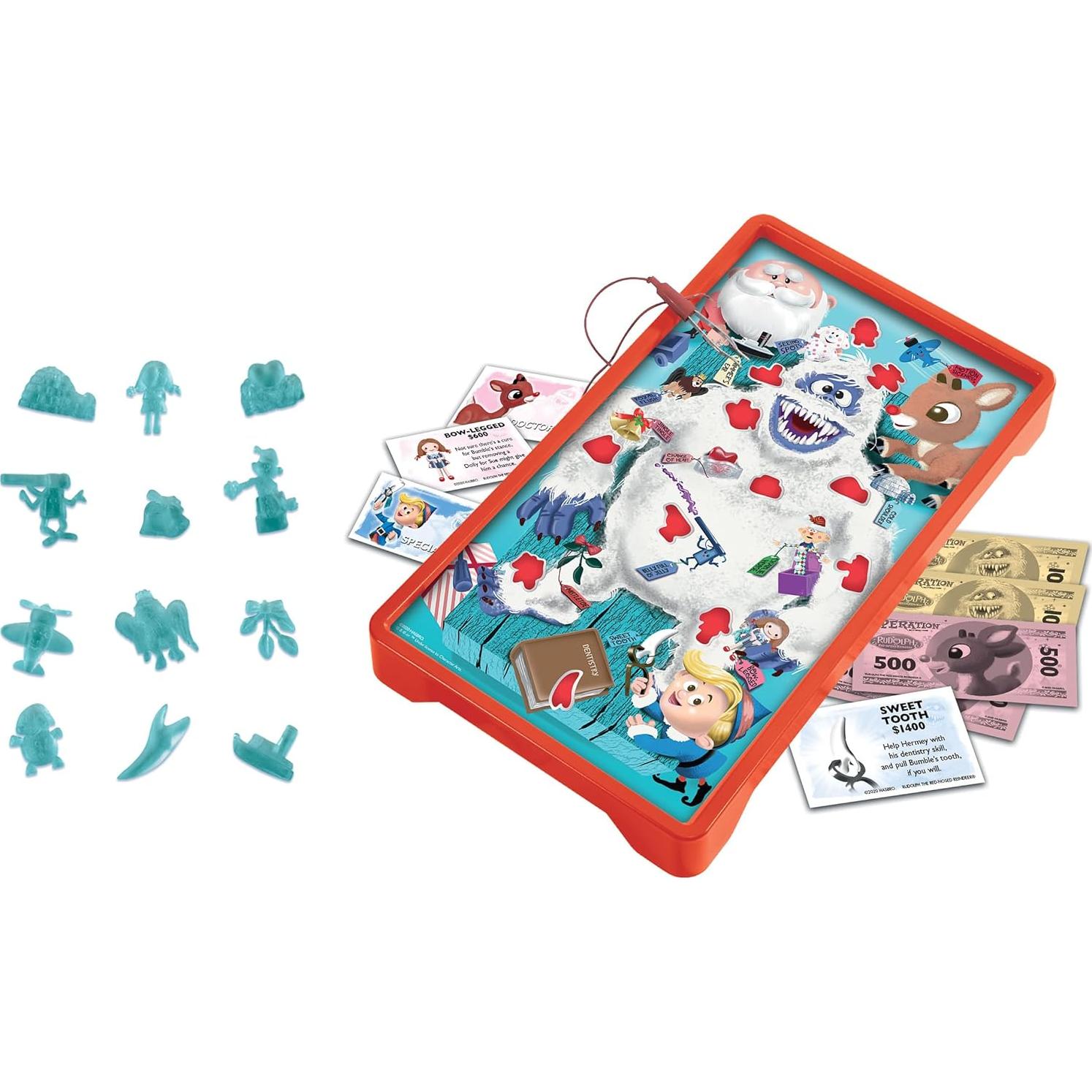 Juego de Mesa Electrónico Operación Rudolph | 12 Partes Personalizadas