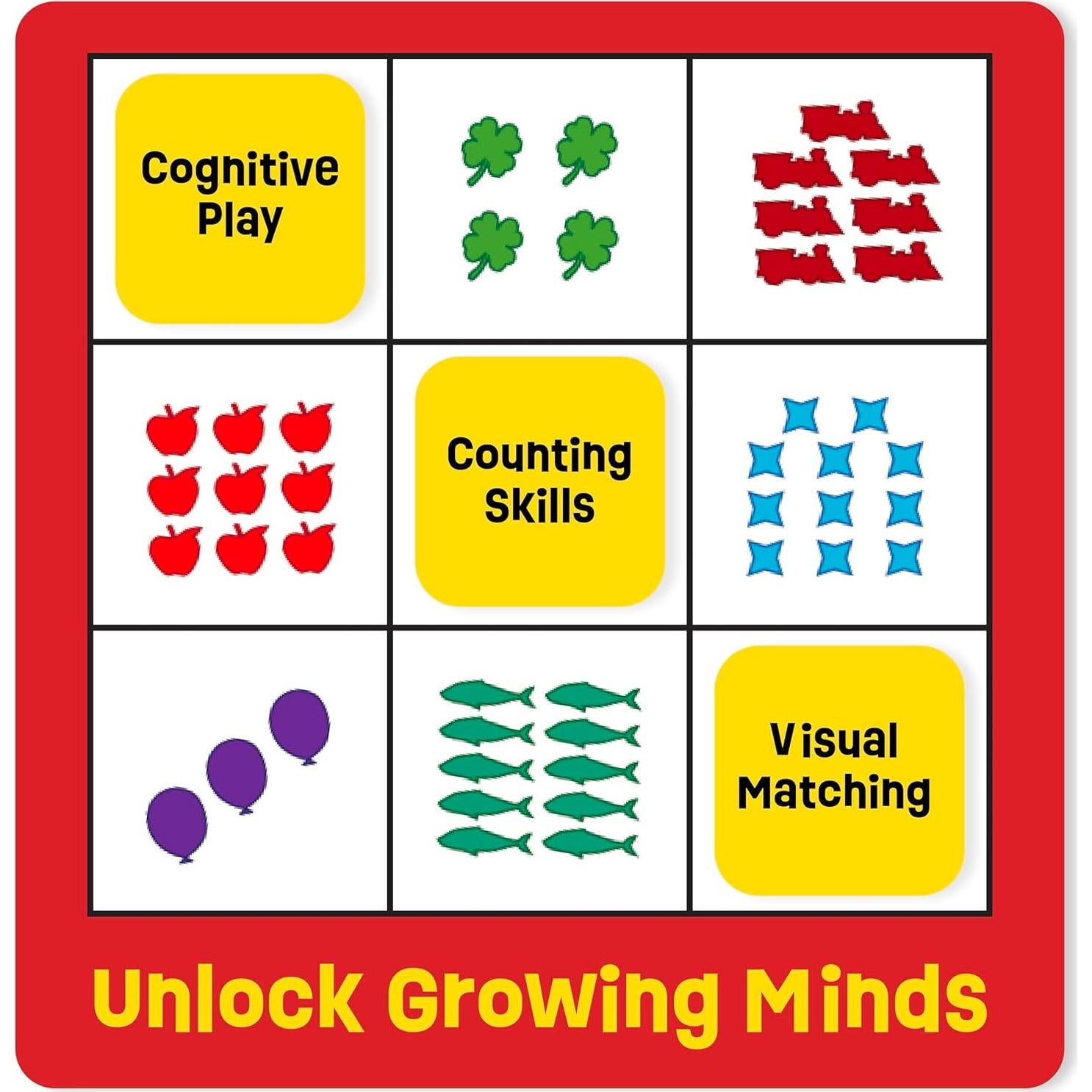 Juego de Bingo de Números ThinkFun Zingo 1-2-3 para Niños