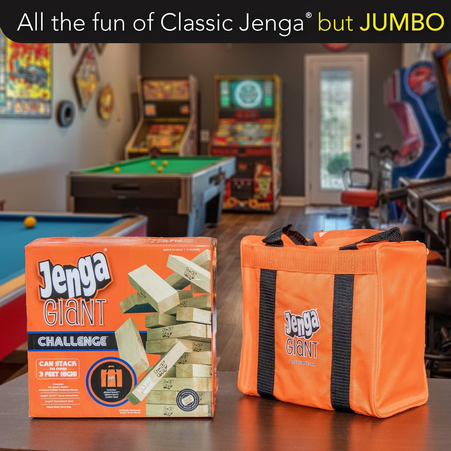 Jenga Gigante Edición Limitada - Juego de Apilamiento 54 Bloques