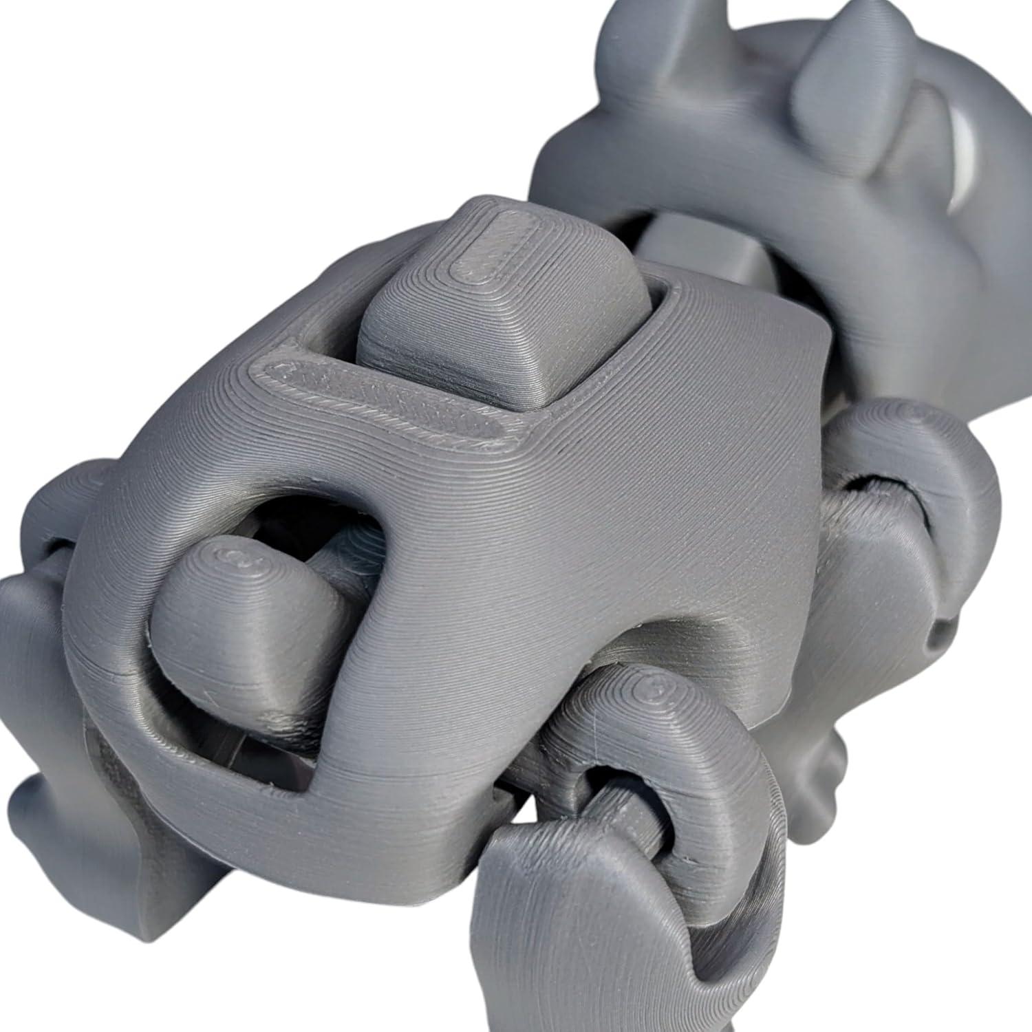 Juguete Antiestrés Herbert el Hipopótamo Articulado 12cm