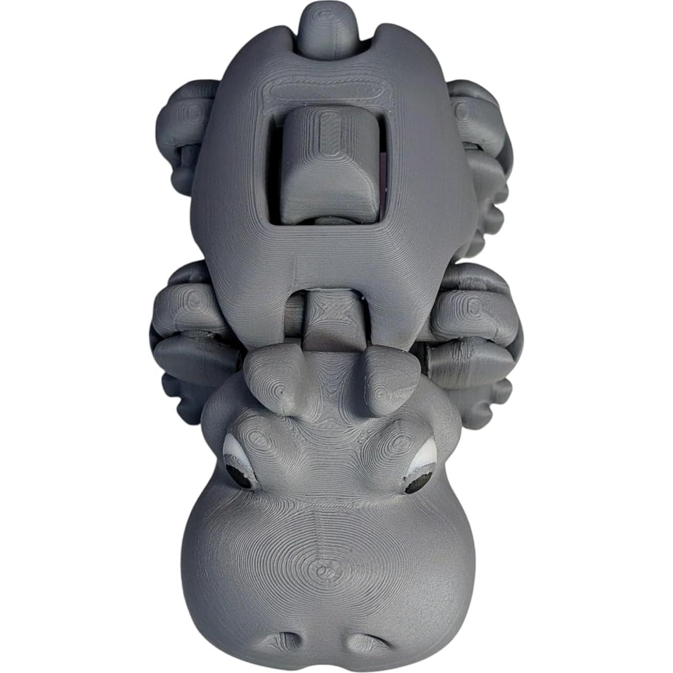 Juguete Antiestrés Herbert el Hipopótamo Articulado 12cm