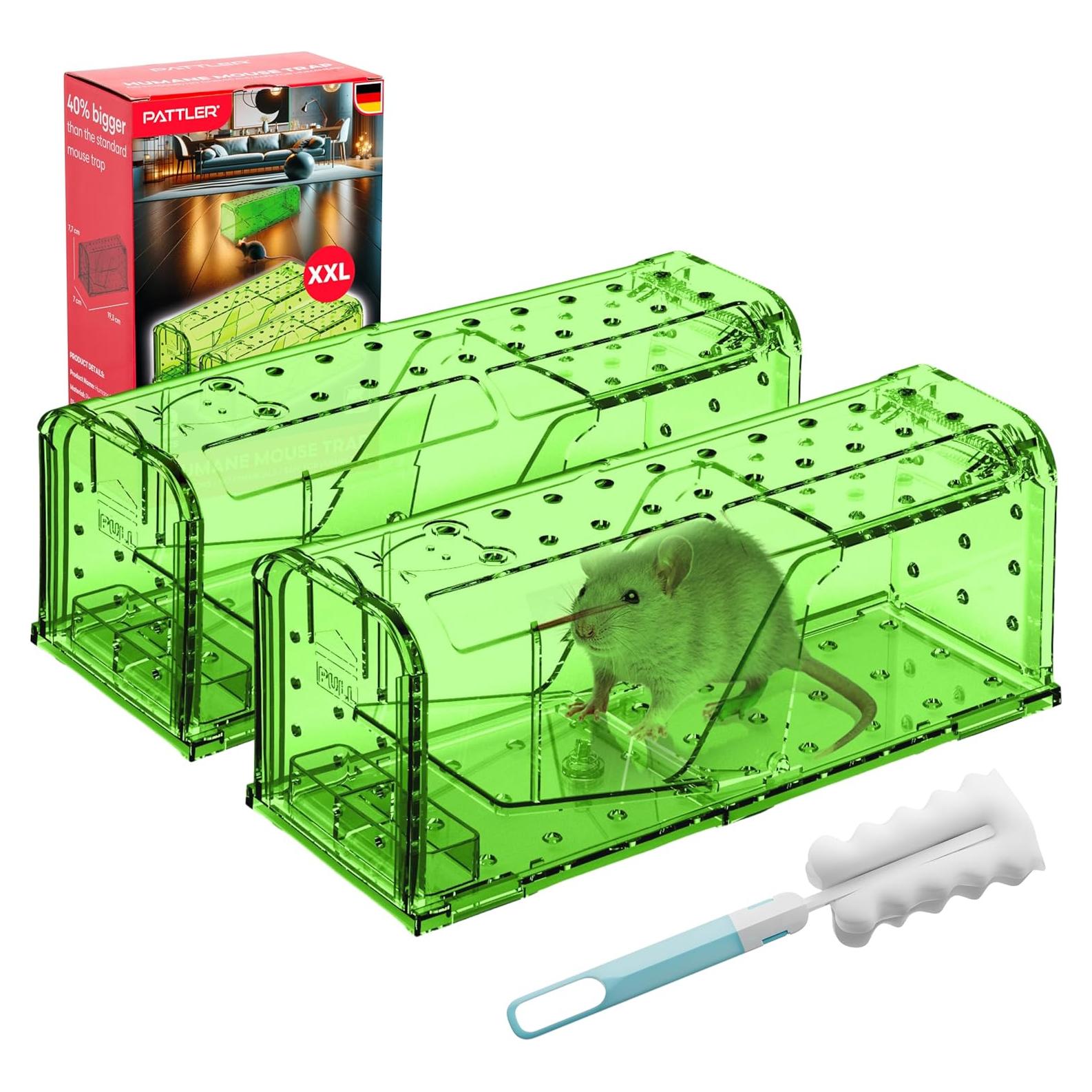 Trampa Humana para Ratones PATTLER Verde - Paquete de 2