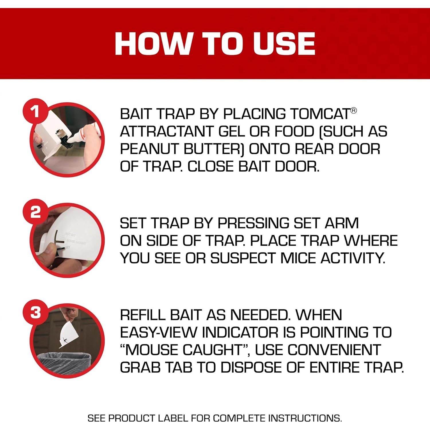 Trampa para Ratones Tomcat Kill & Contain - 2 Unidades