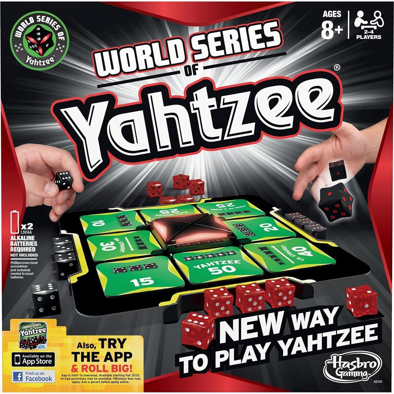 Juego de Dados Yahtzee Clásico Hasbro - 2 Baterías AA
