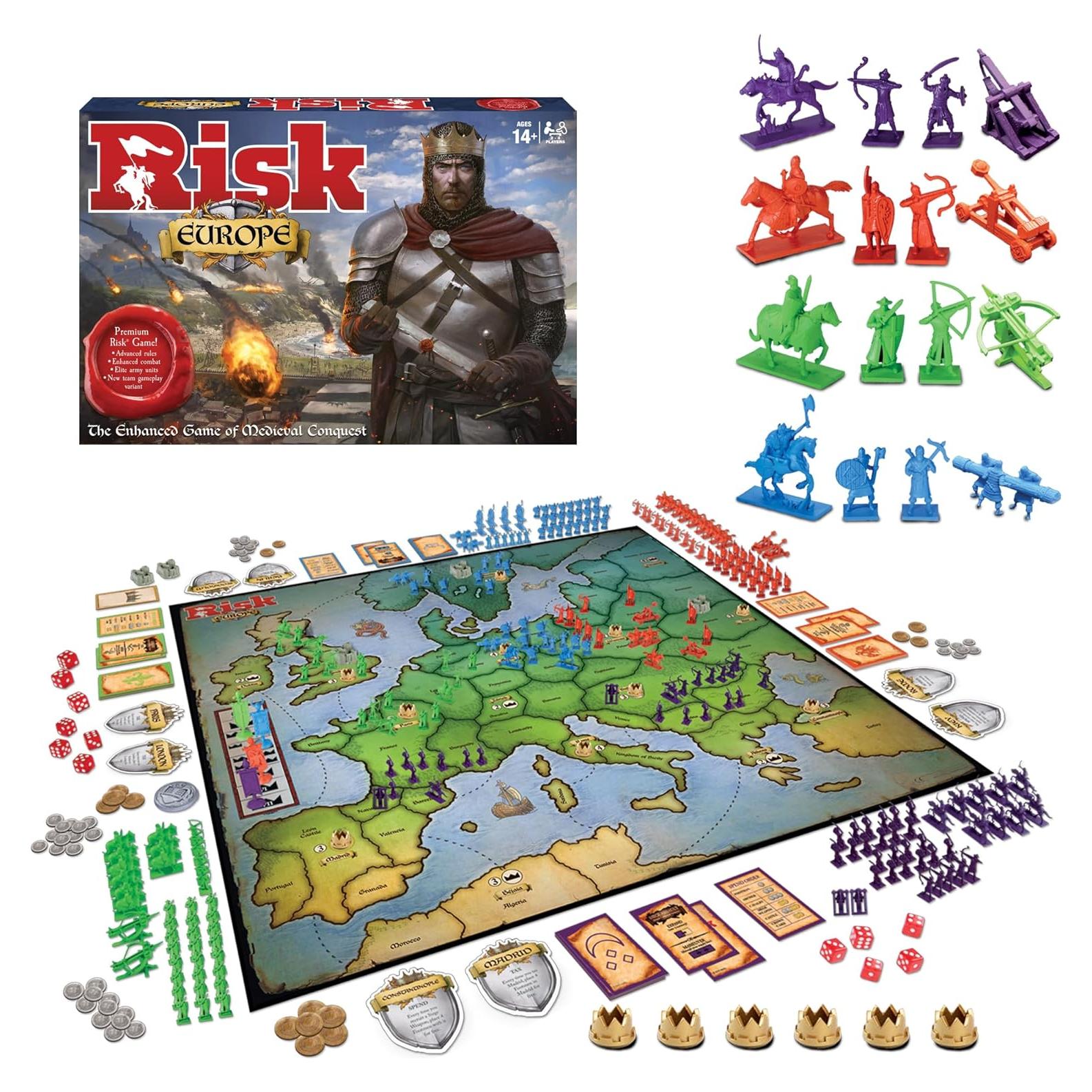 Juego de Mesa Risk Europa Winning Moves 1232, 2-4 Jugadores