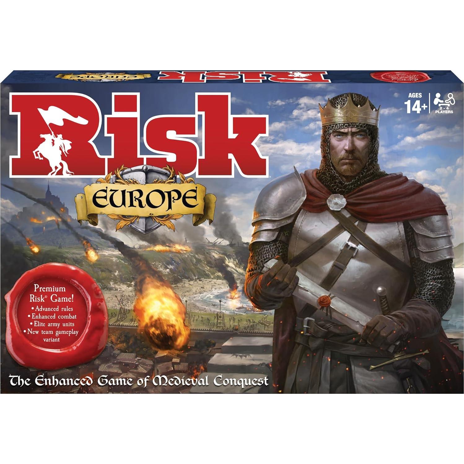 Juego de Mesa Risk Europa Winning Moves 1232, 2-4 Jugadores