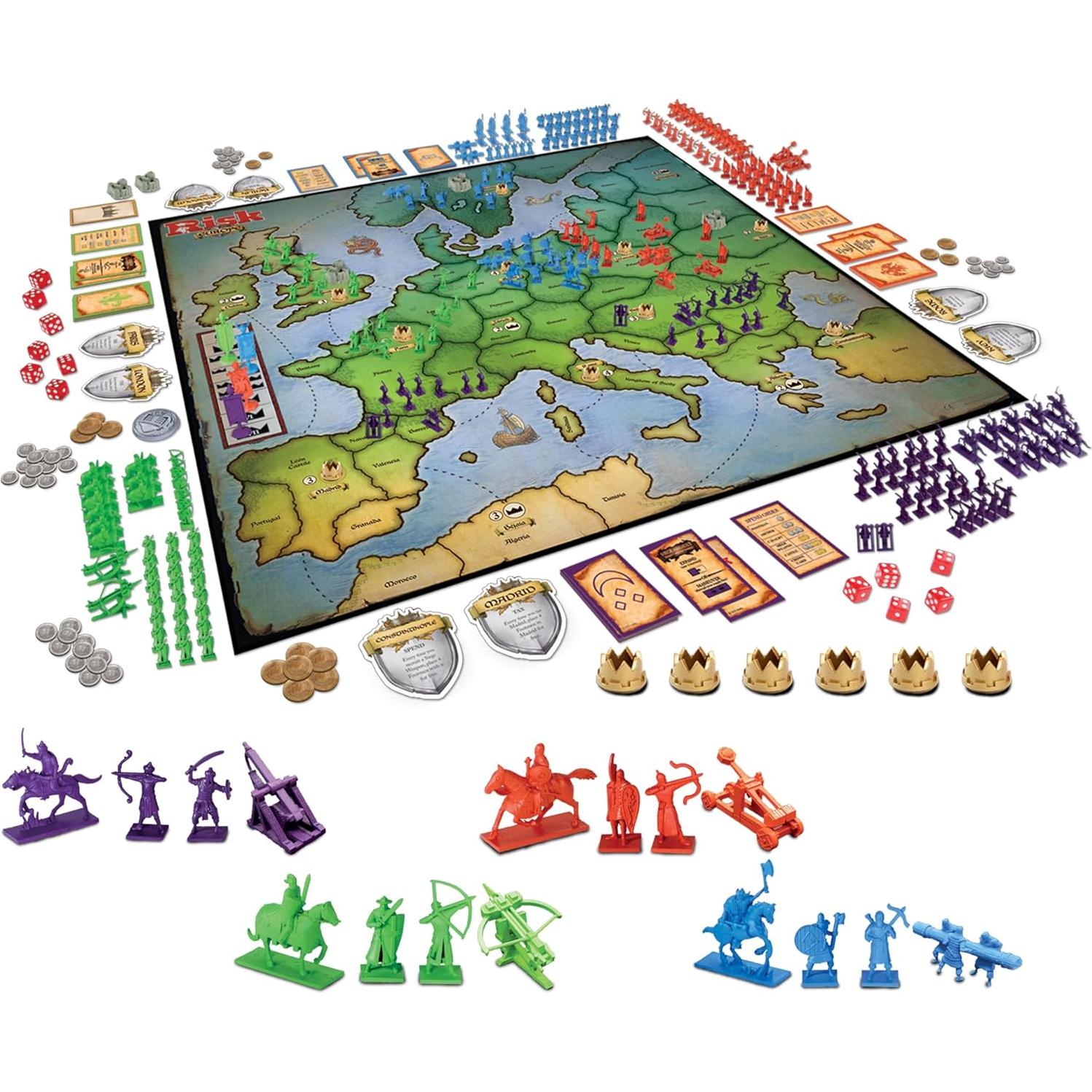 Juego de Mesa Risk Europa Winning Moves 1232, 2-4 Jugadores