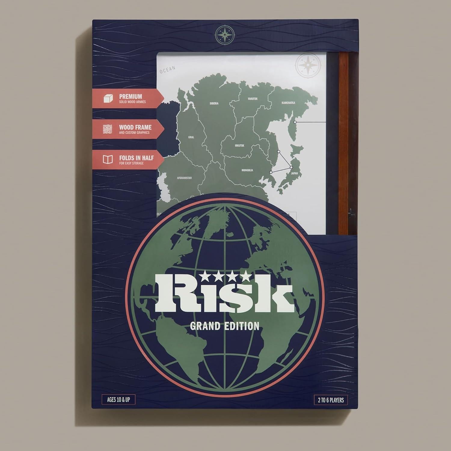 Juego de Estrategia Risk Deluxe WS Game Company - Tablero Plegable