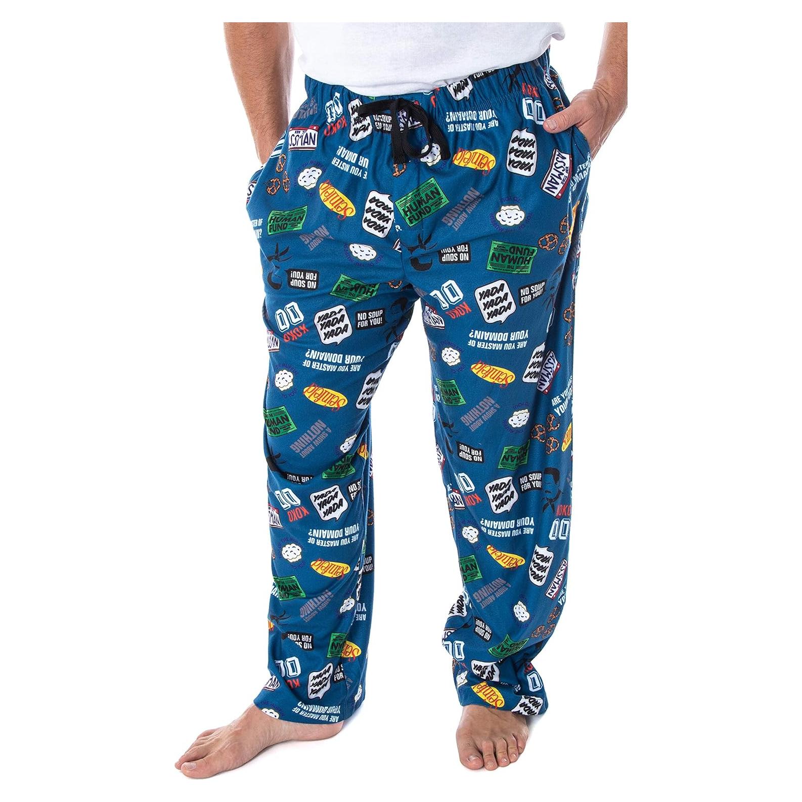 Pantalones de Pijama para Hombre Intimo Seinfeld Azul Grande