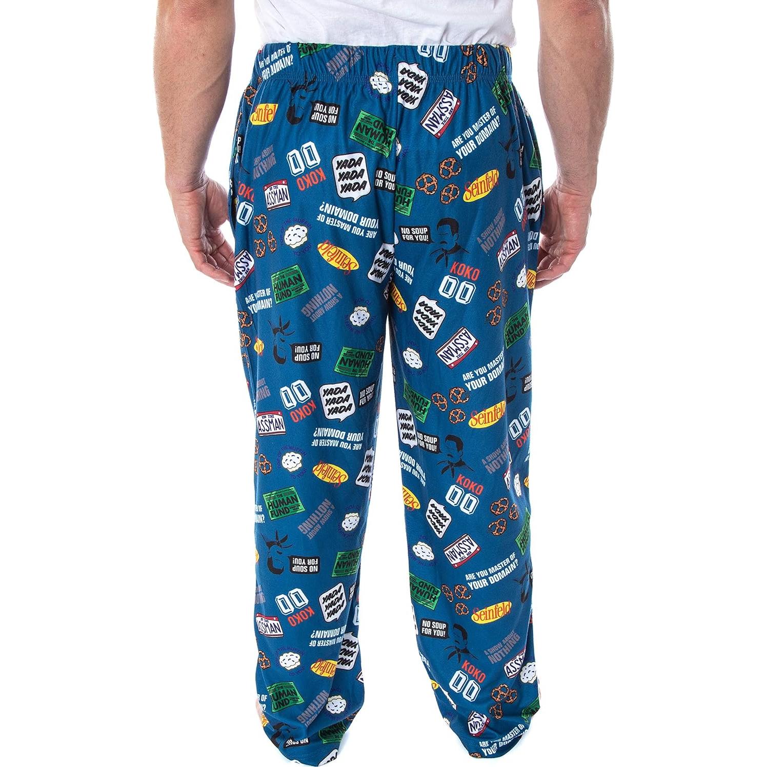 Pantalones de Pijama para Hombre Intimo Seinfeld Azul Grande