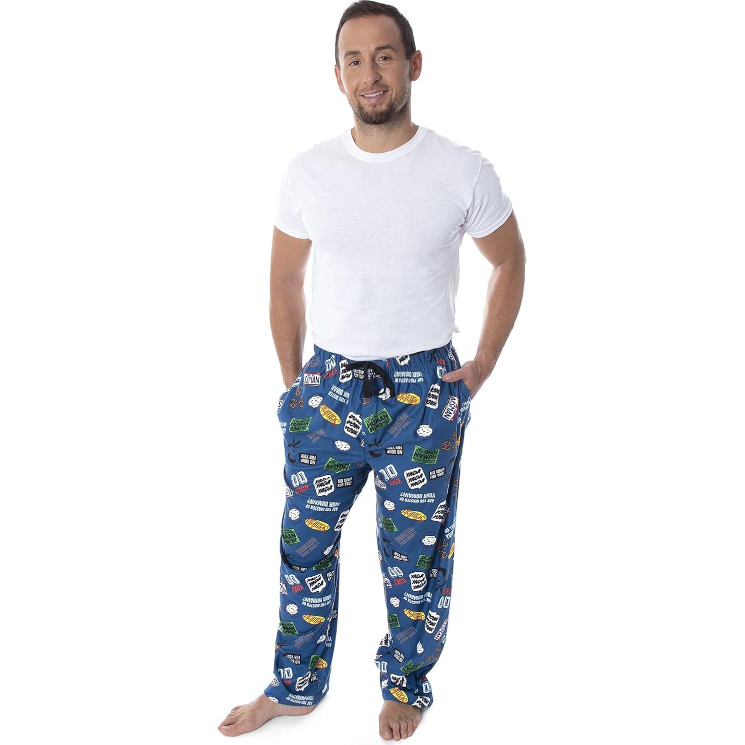 Pantalones de Pijama para Hombre Intimo Seinfeld Azul Grande