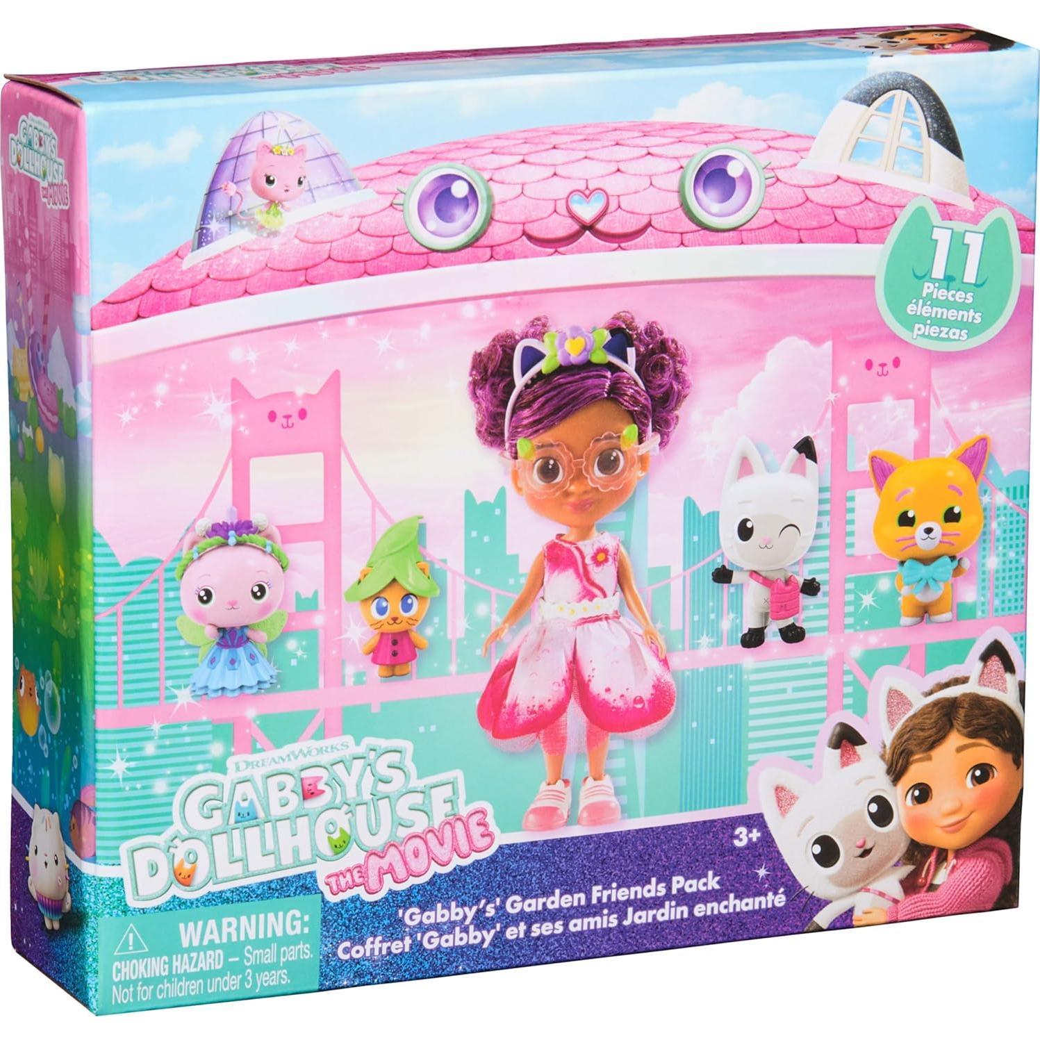 Paquete de Amigos del Jardín de Gabby - Muñeca y 4 Figuras