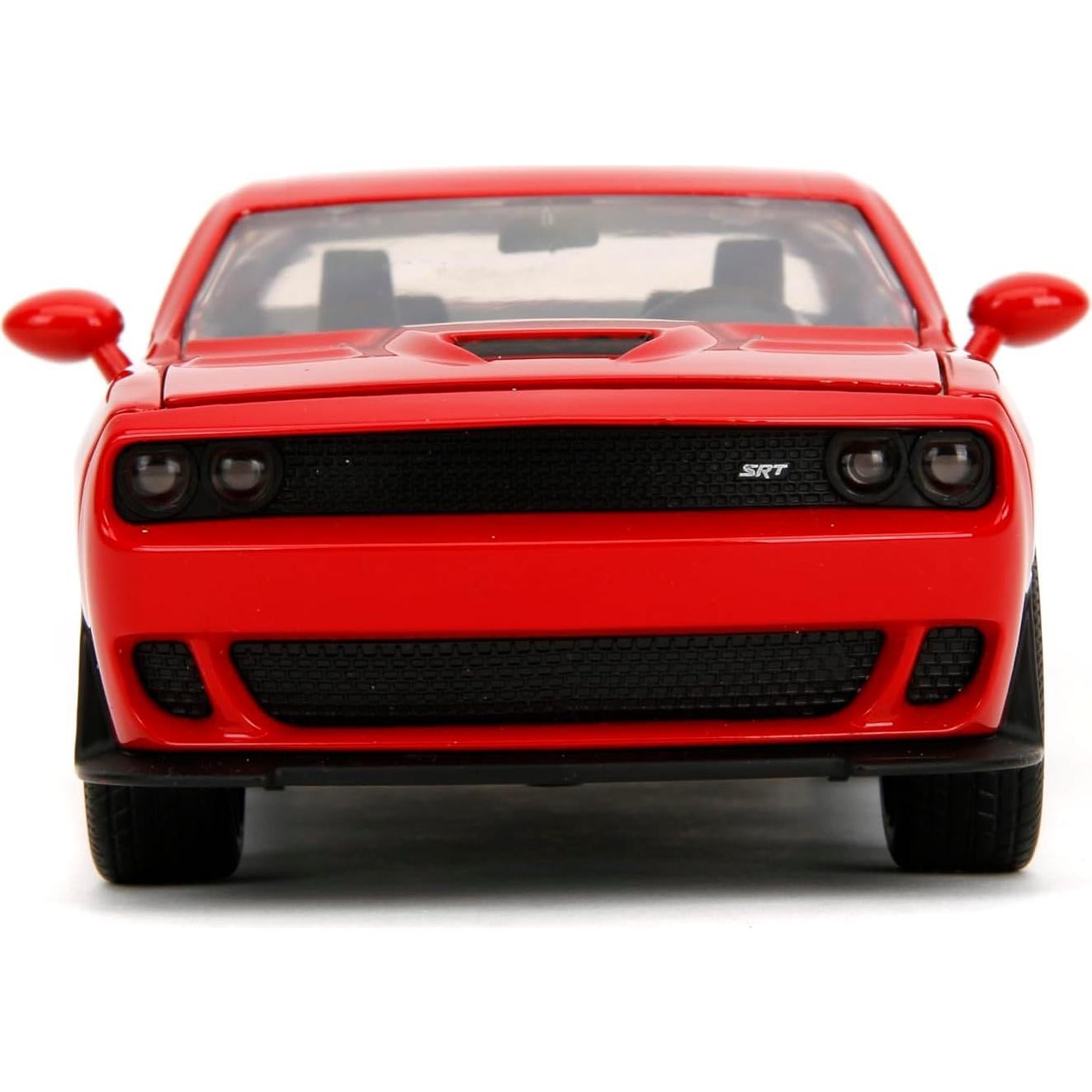 Auto de Fundición Jada 1:24 Dodge Challenger con Figura de Glenn