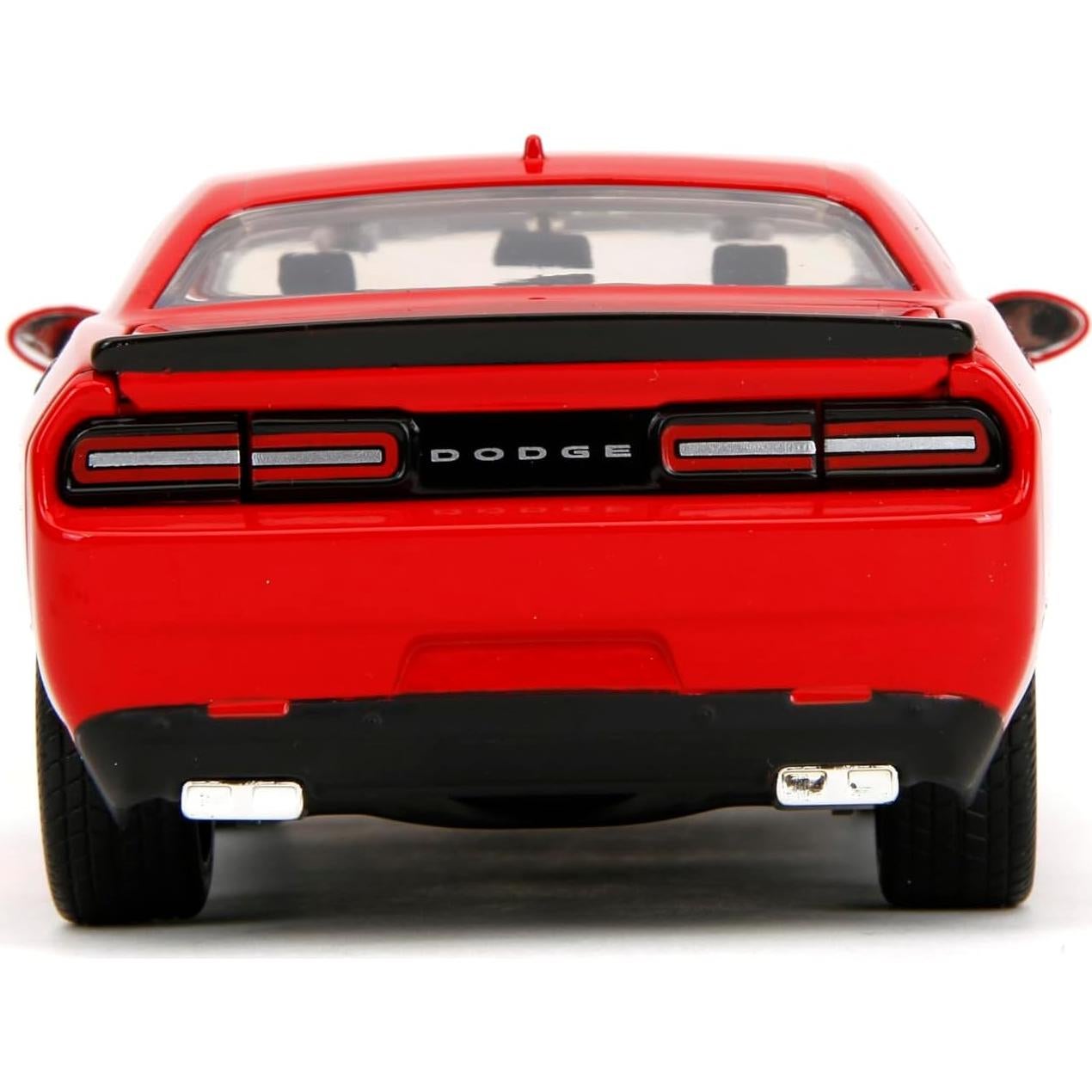 Auto de Fundición Jada 1:24 Dodge Challenger con Figura de Glenn