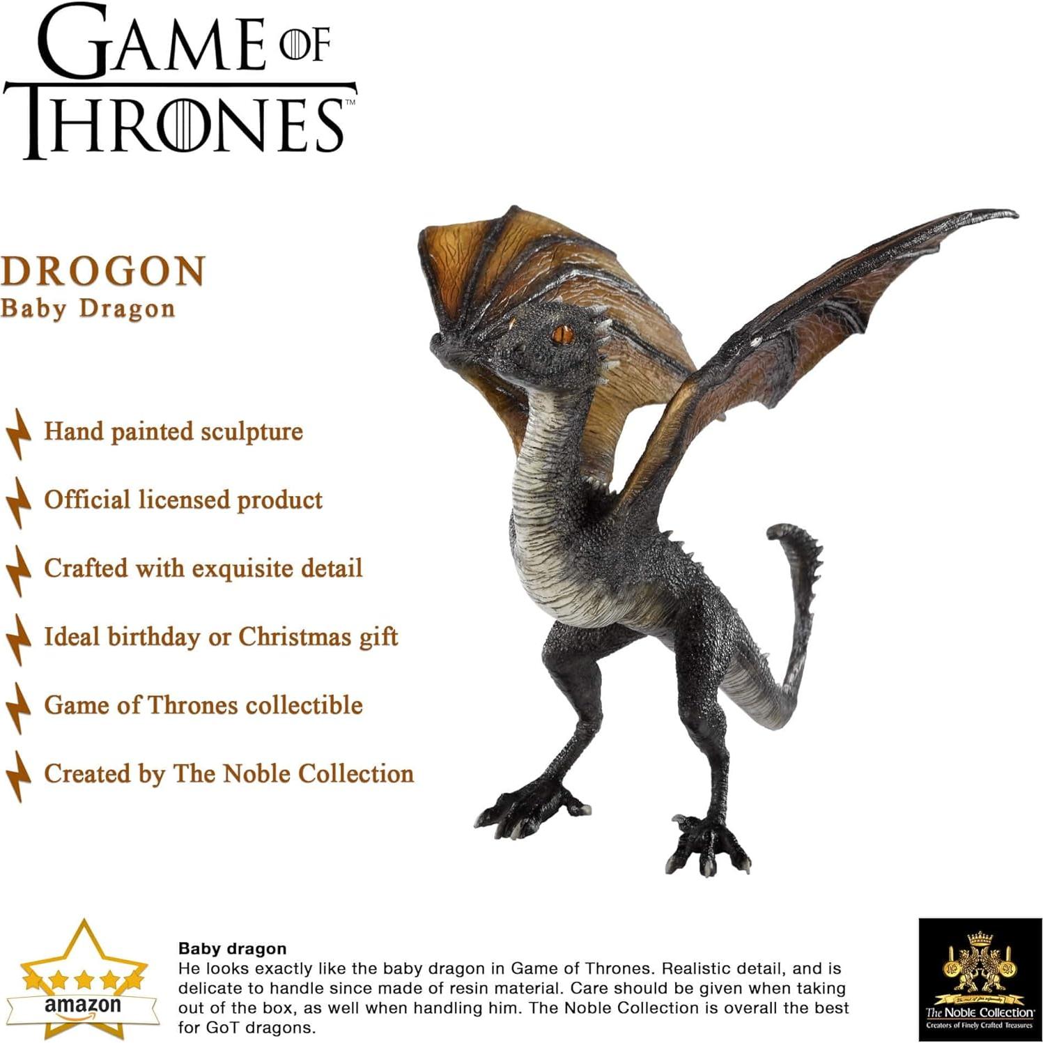 Escultura Dragón Drogon La Colección Noble 11.43 cm