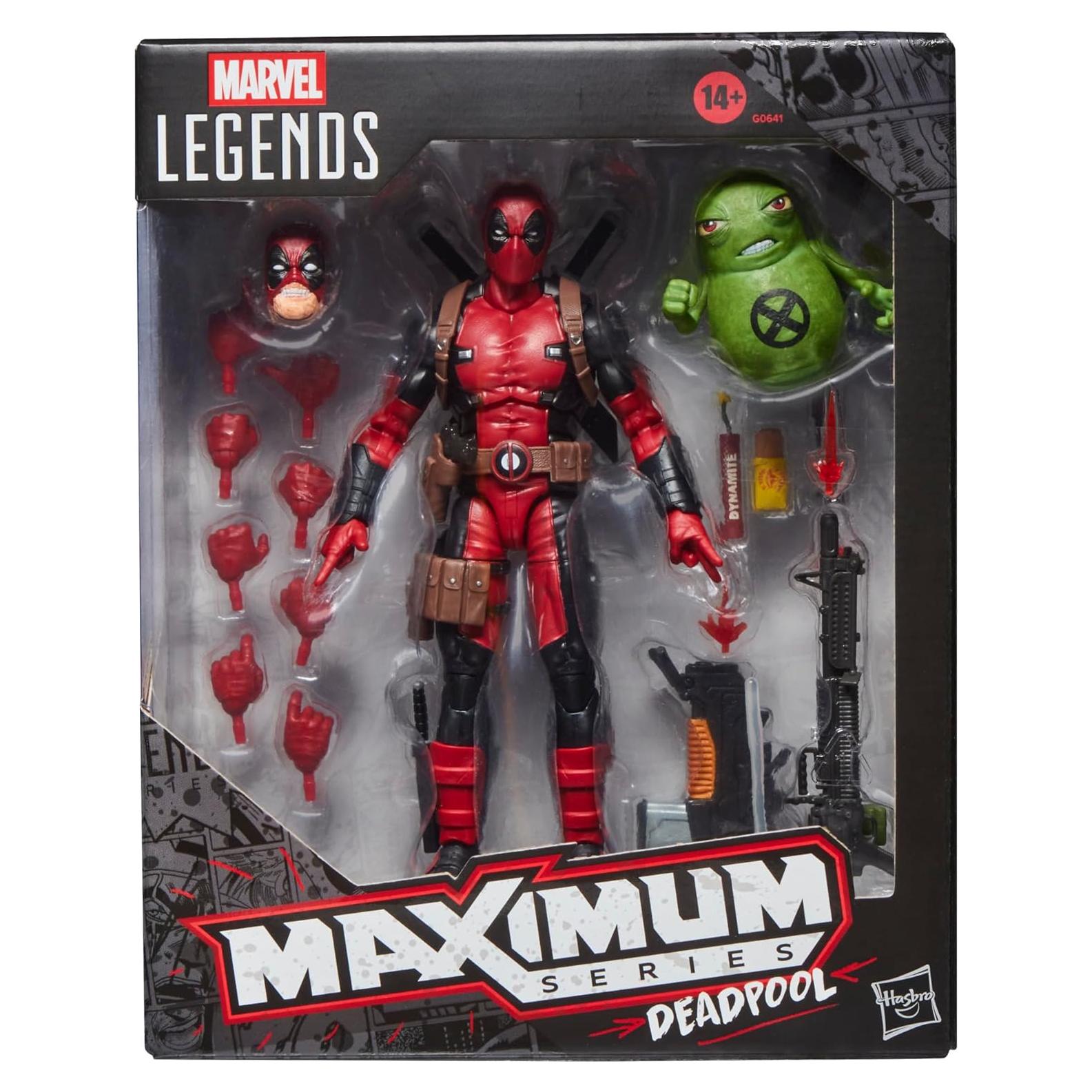 Figura de Acción Deadpool Marvel Legends 6" con 24 Accesorios