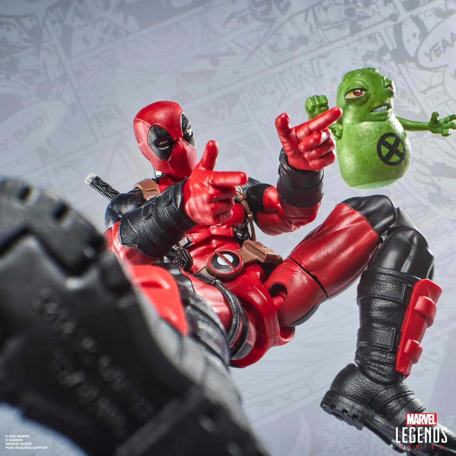 Figura de Acción Deadpool Marvel Legends 6" con 24 Accesorios