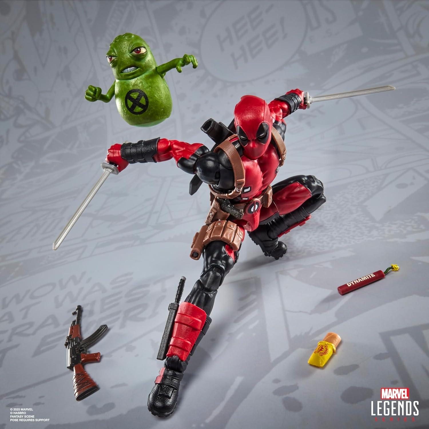 Figura de Acción Deadpool Marvel Legends 6" con 24 Accesorios