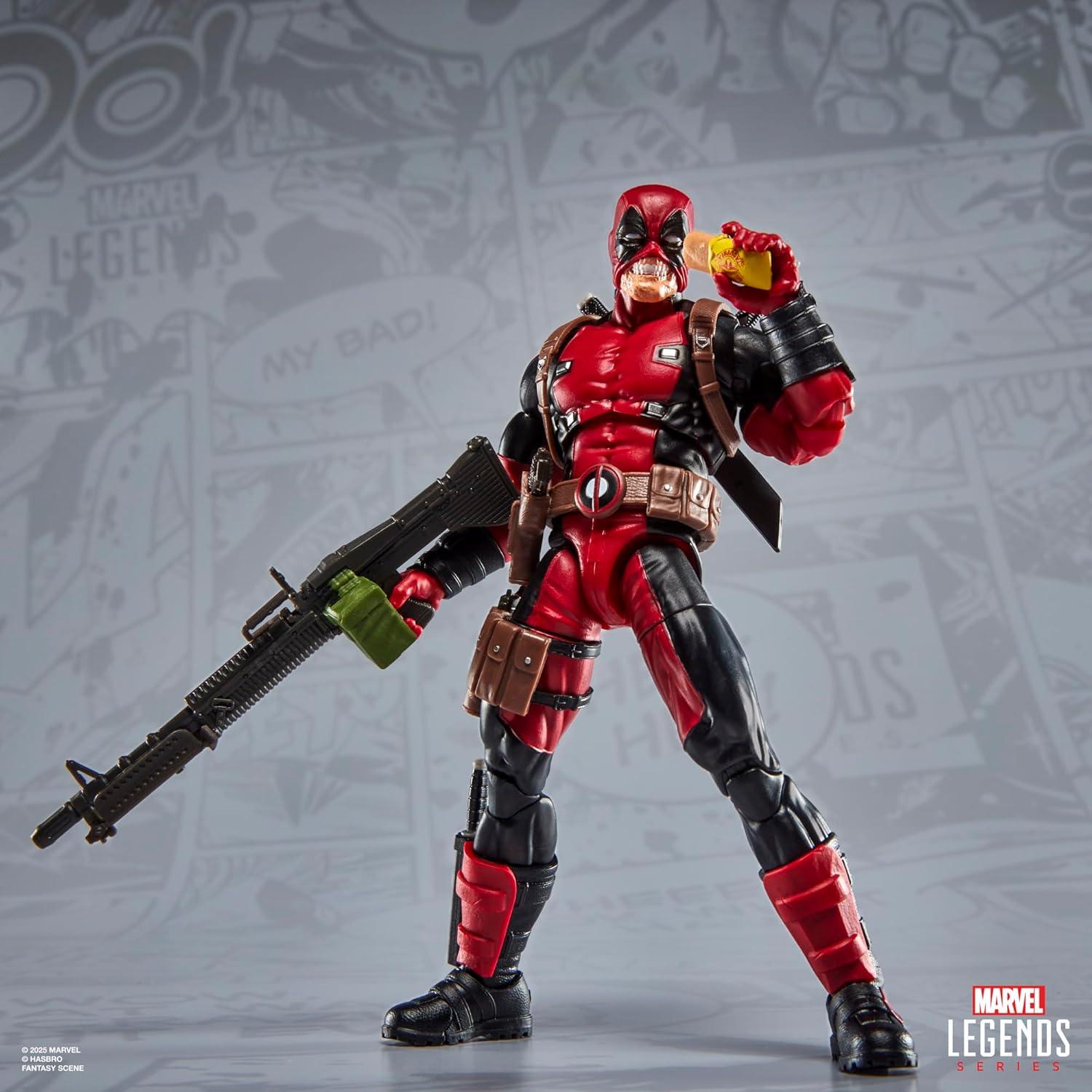 Figura de Acción Deadpool Marvel Legends 6" con 24 Accesorios