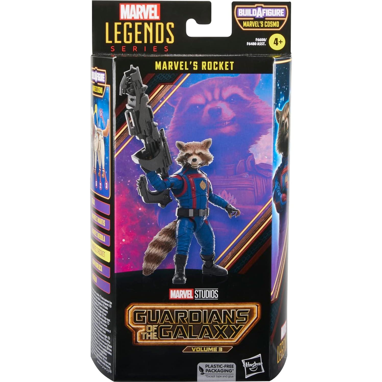 Figura de Acción Rocket Marvel Legends 15.24 cm Hasbro