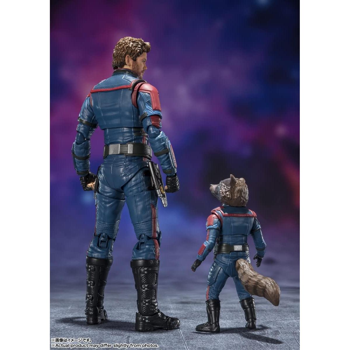Figura de acción S.H.Figuarts Star Lord y Rocket Raccoon Bandai