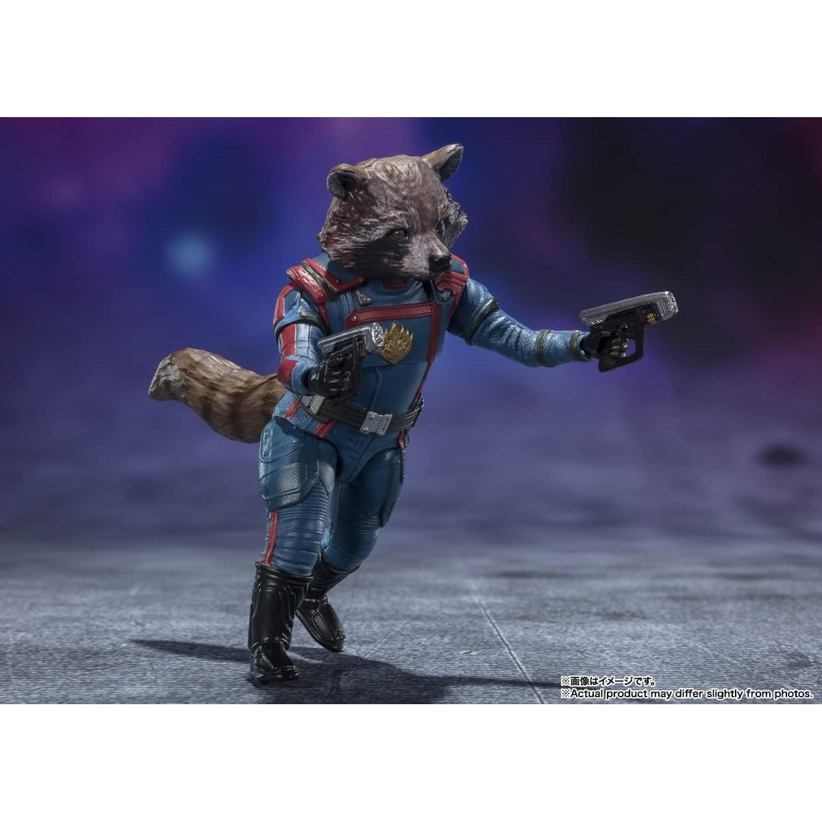 Figura de acción S.H.Figuarts Star Lord y Rocket Raccoon Bandai