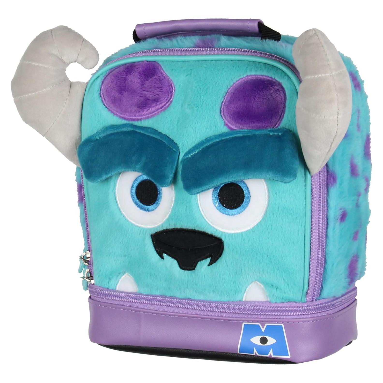 Bolsa de Almuerzo Sulley Disney Monsters Inc Aislada Doble Compartimento