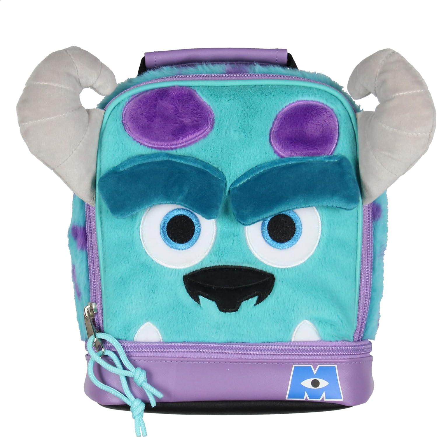 Bolsa de Almuerzo Sulley Disney Monsters Inc Aislada Doble Compartimento