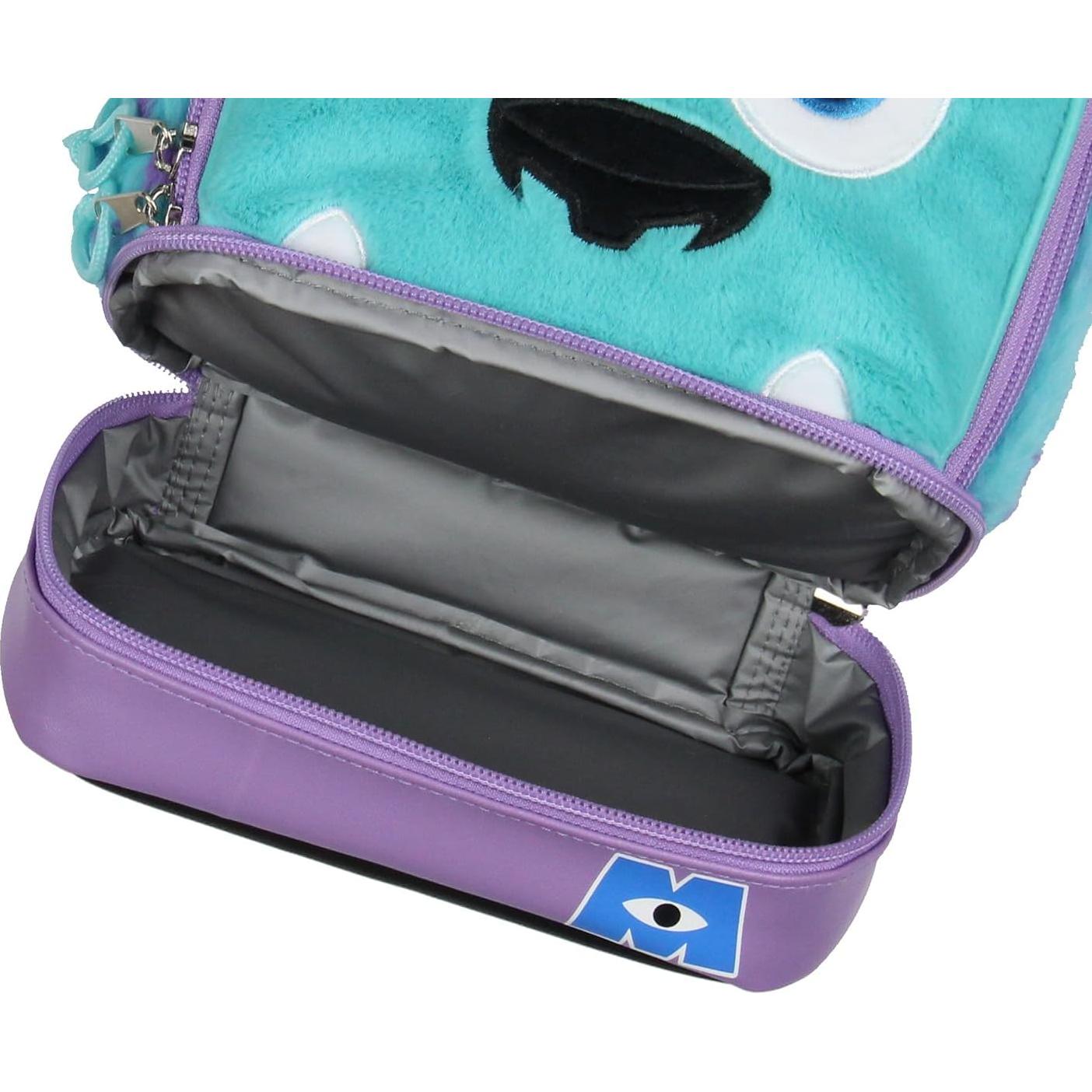 Bolsa de Almuerzo Sulley Disney Monsters Inc Aislada Doble Compartimento