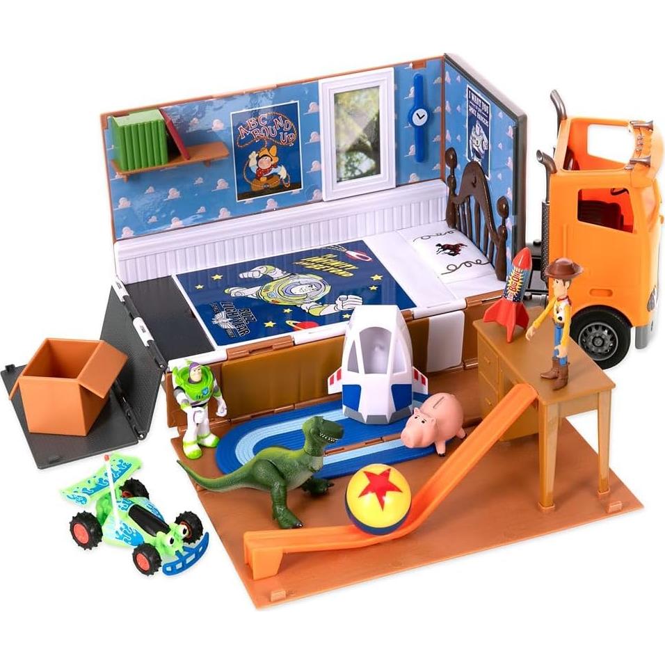 Juego de Vehículo Toy Story Disney - Camión Eggman Movers 11 Piezas