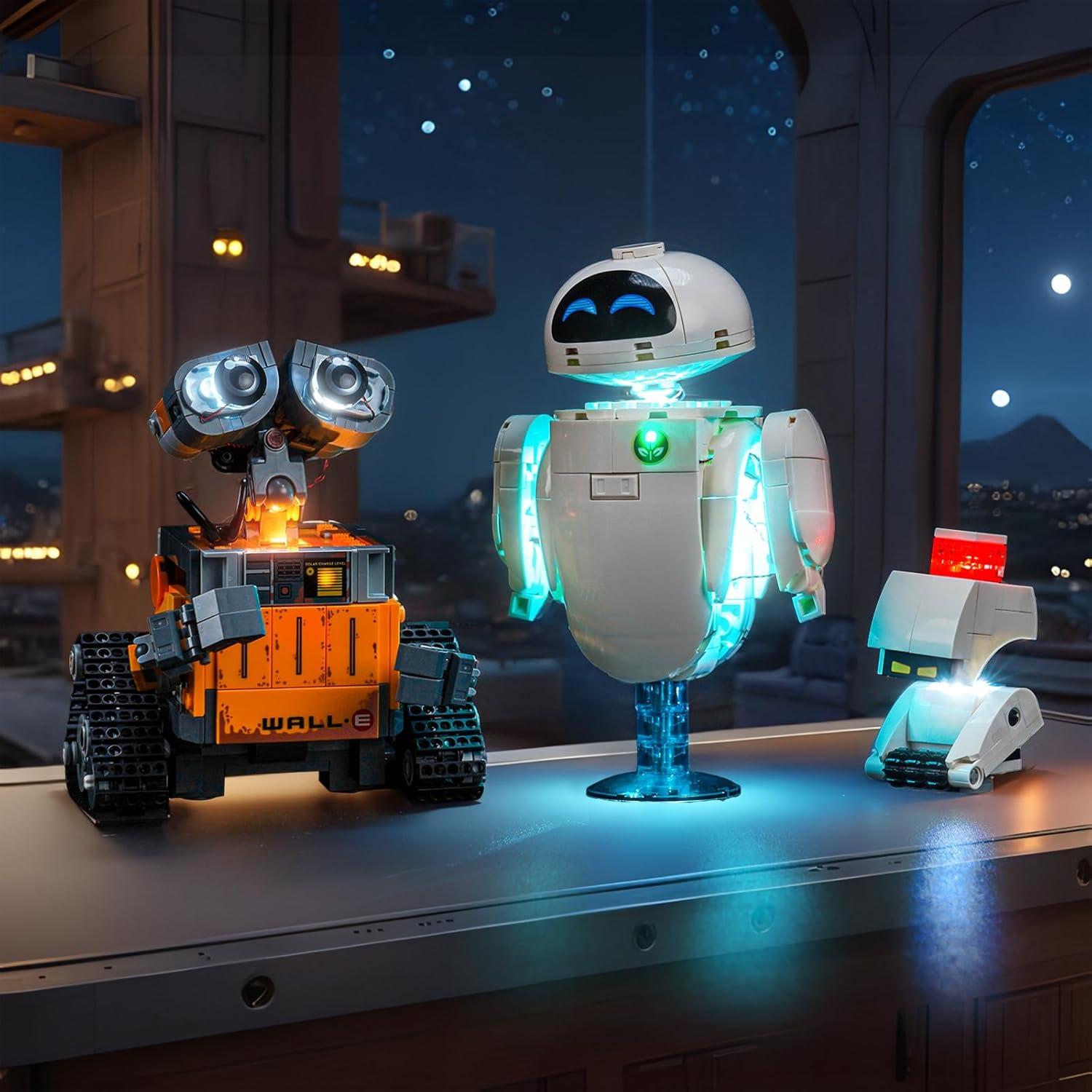Kit de Luz LED Compatible con Lego 43279 Wall-E y EVE