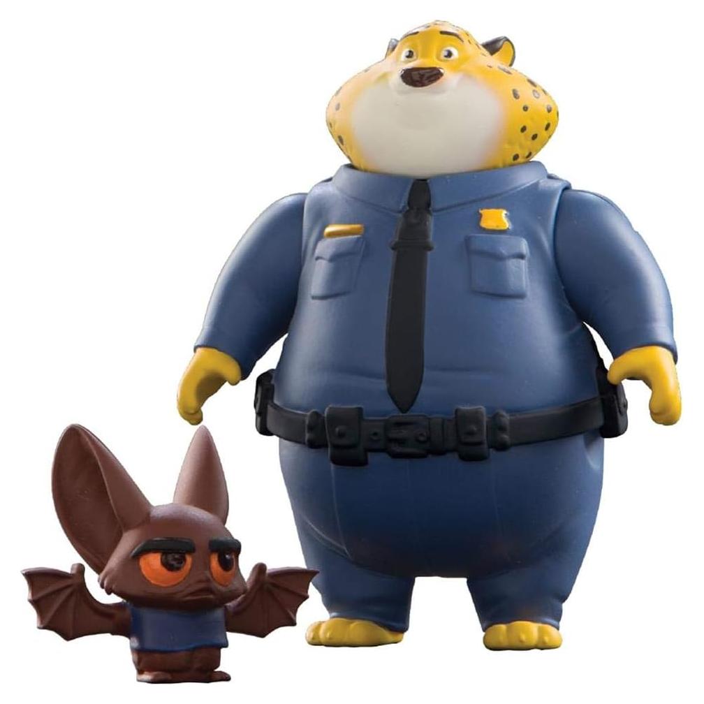 Paquete de Figuras Zootopia TOMY: Claw Hauser y Murciélago