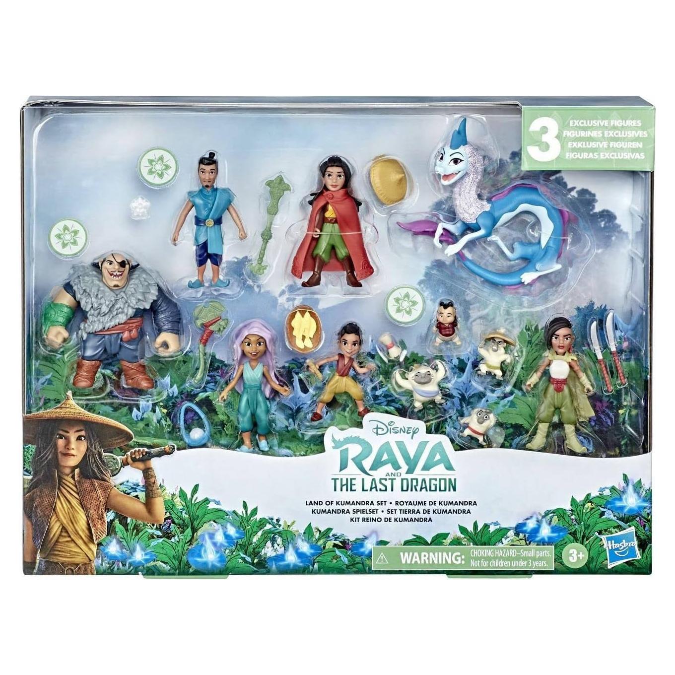 Set de Muñecas Raya y el Último Dragón Hasbro 8 Piezas