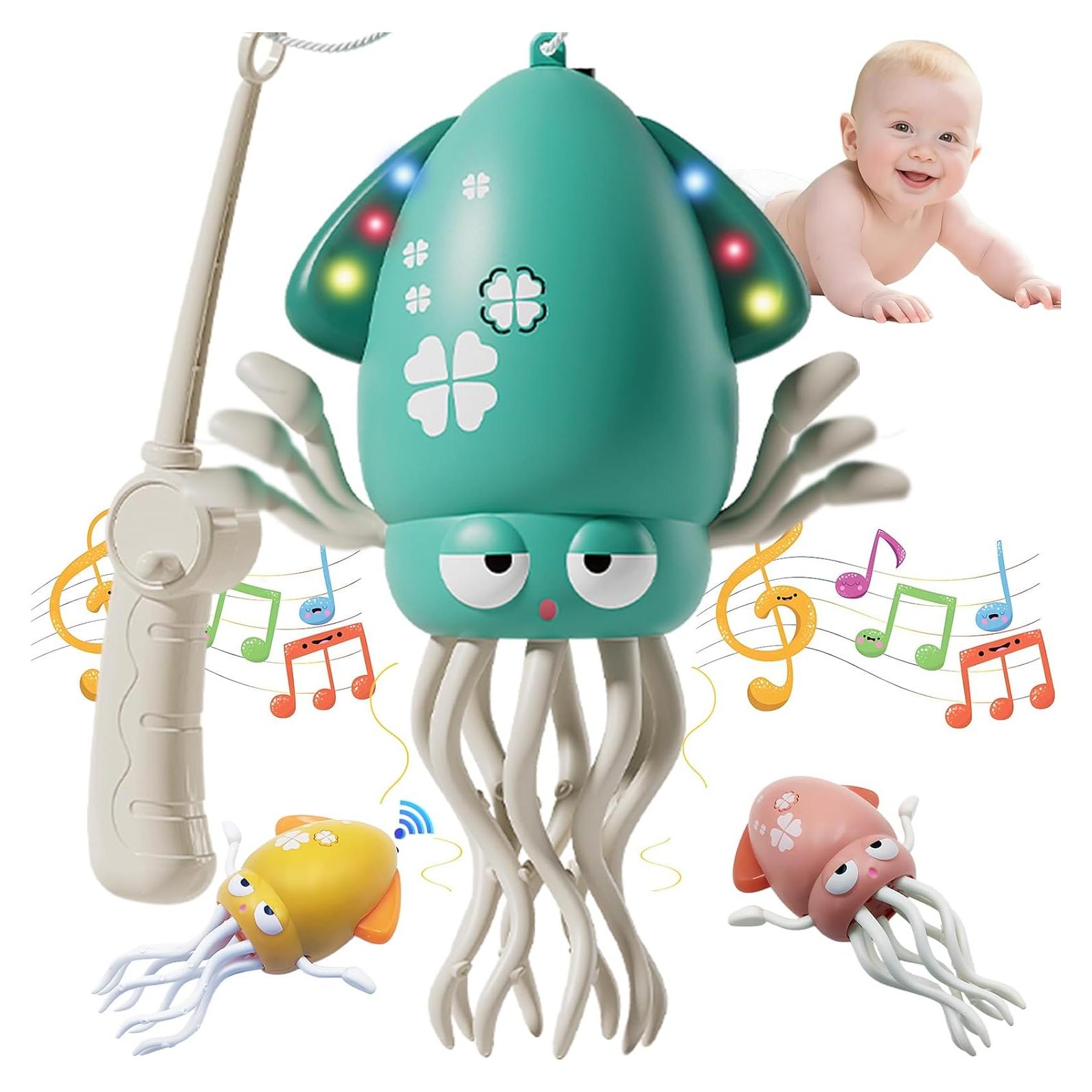 Juguete de Pulpo Eléctrico FE01 para Bebés 0-6 Años