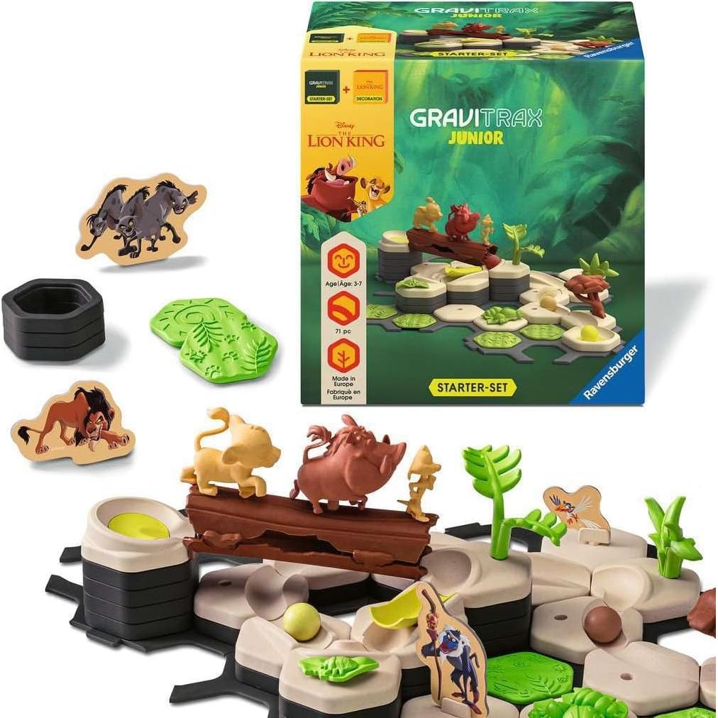 GraviTrax Junior Ravensburger Paquete Rey León 1.25 kg