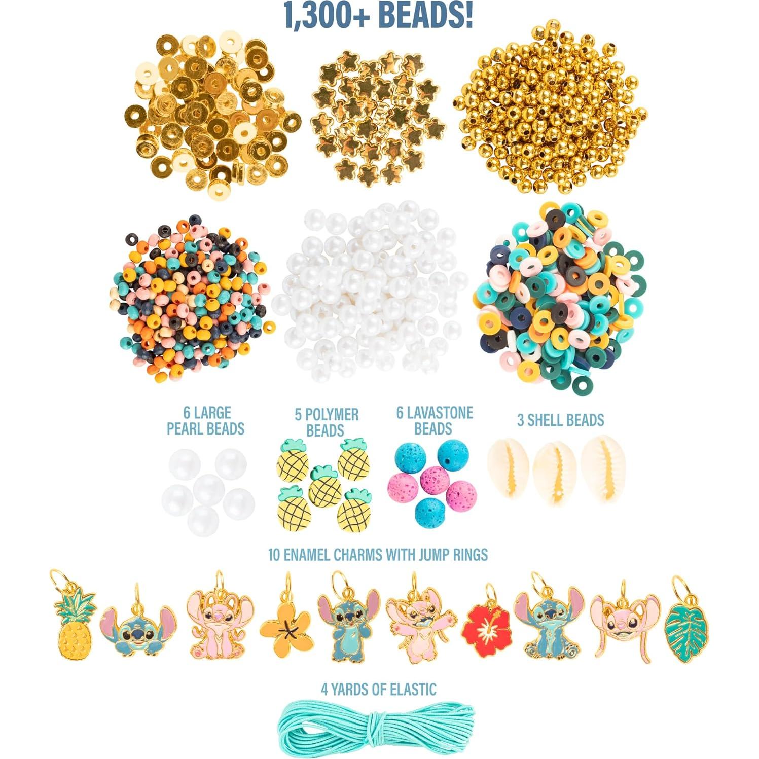 Kit de Joyería Disney Stitch Fashion Angels - 1300 Cuentas