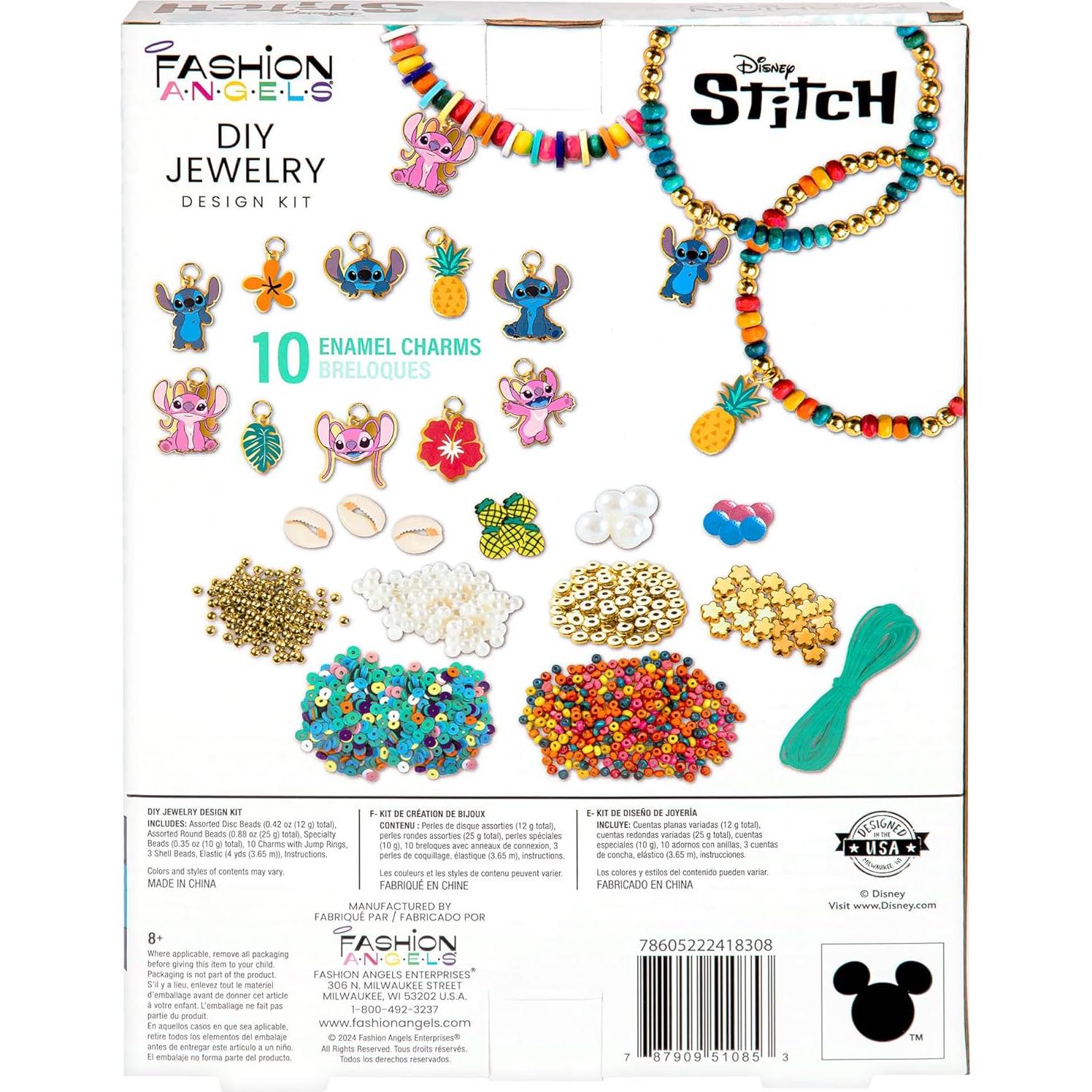 Kit de Joyería Disney Stitch Fashion Angels - 1300 Cuentas