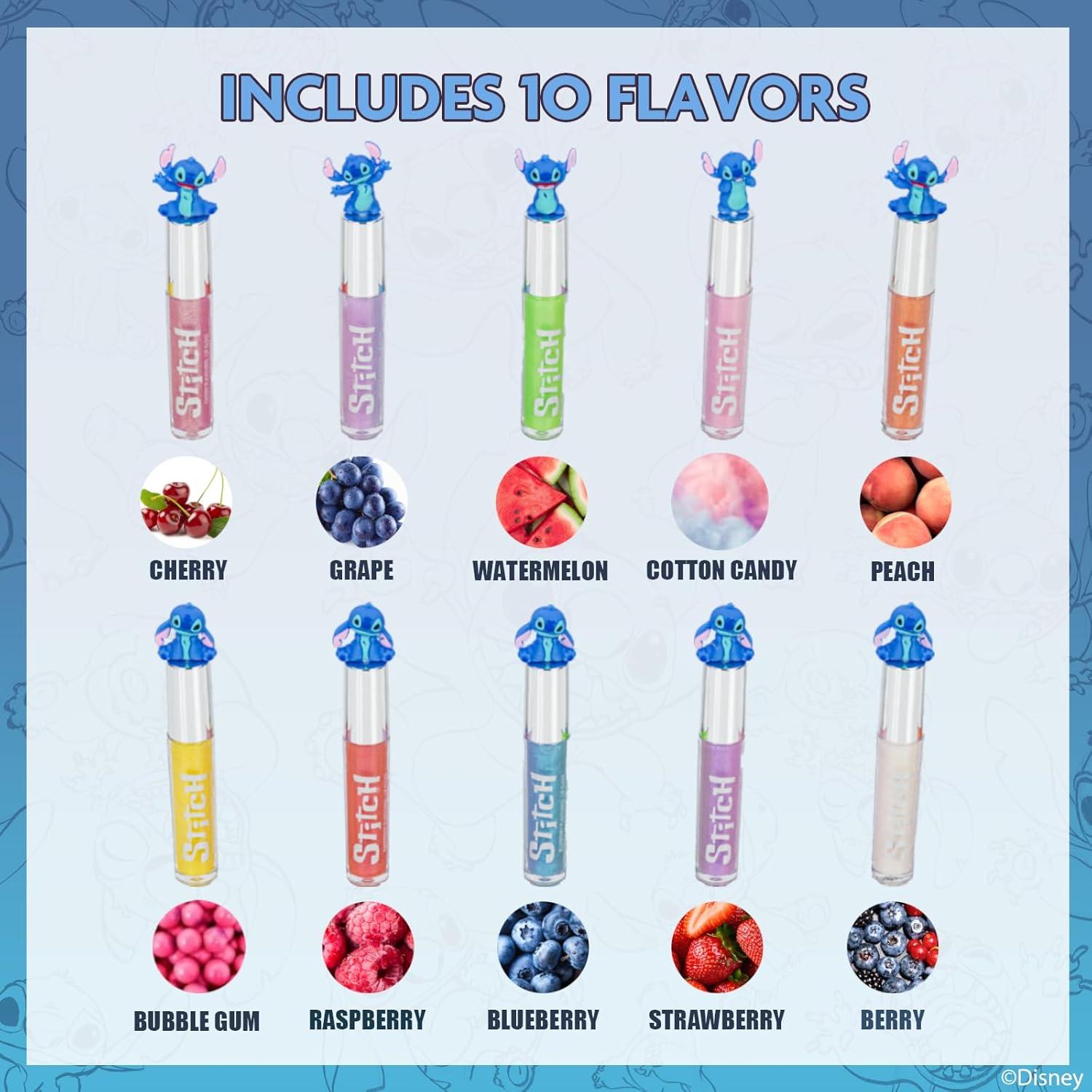 Juego de Brillo Labial a Base de Plantas Townley Girl 10 Piezas