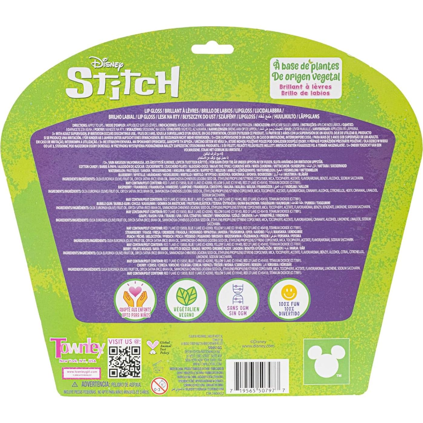 Juego de Brillo Labial a Base de Plantas Townley Girl 10 Piezas