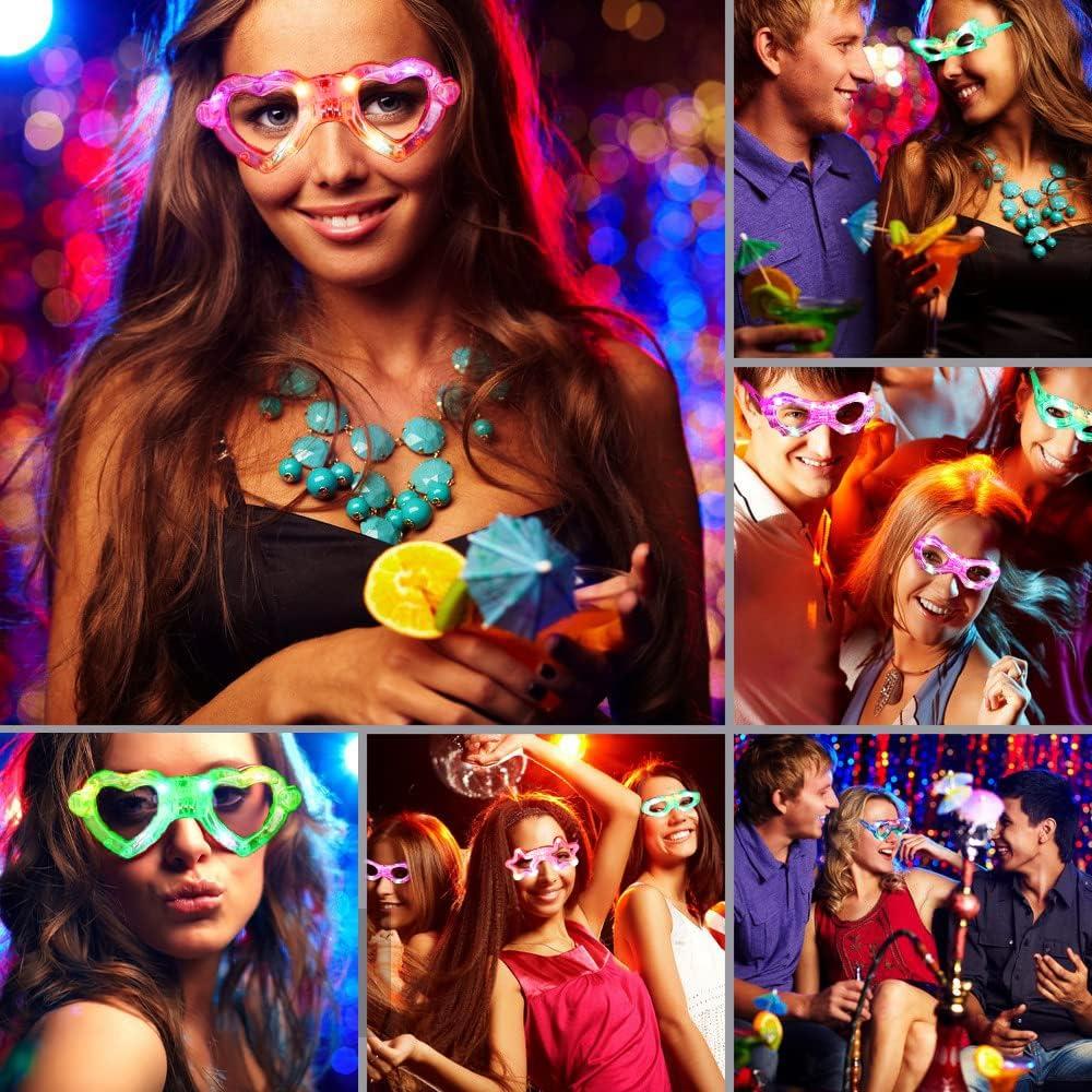 24 Gafas LED OceanWings para Niños - Brillan en la Oscuridad